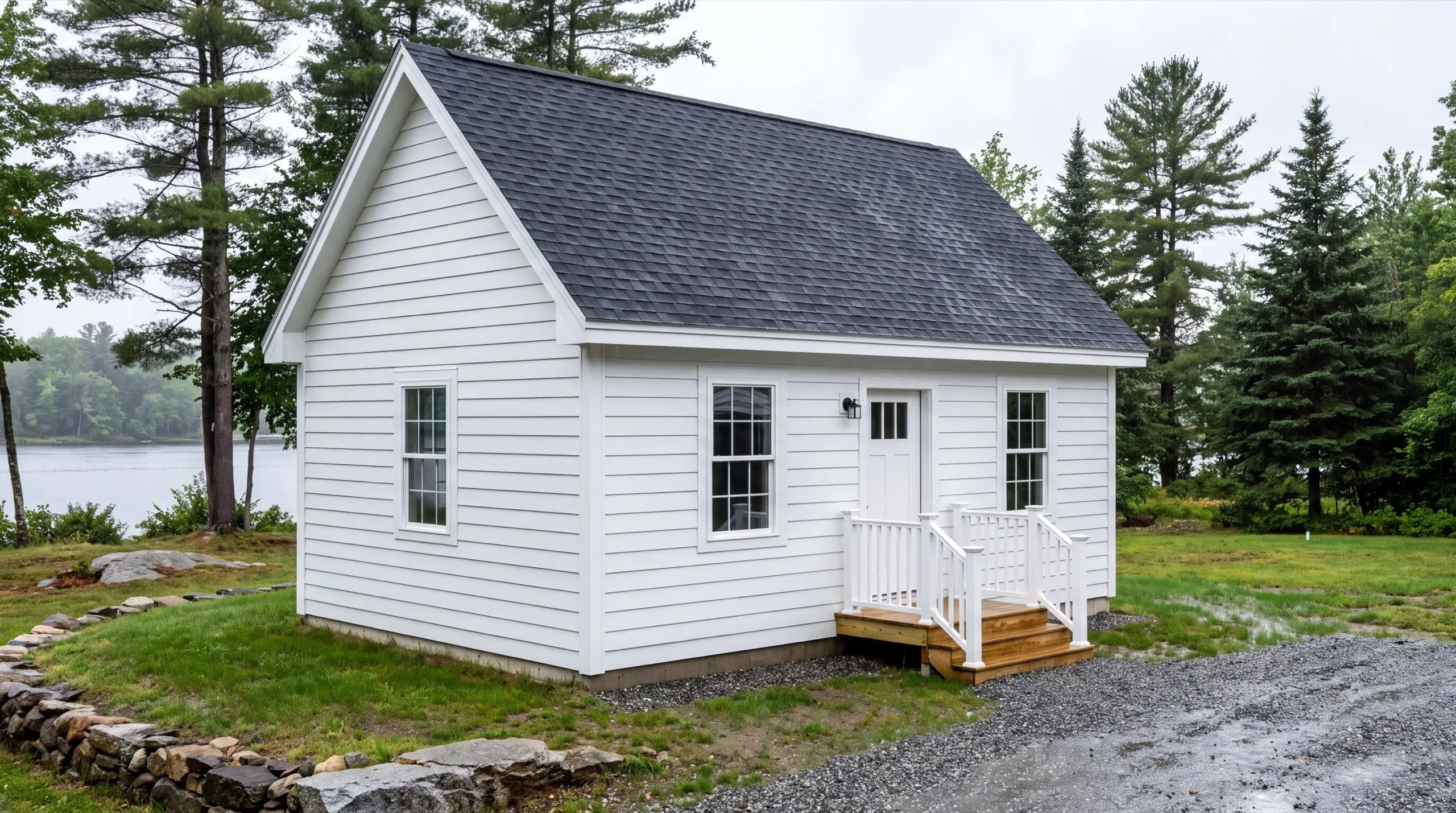 ADU builder in Augusta, ME, framing an accessory dwelling unit