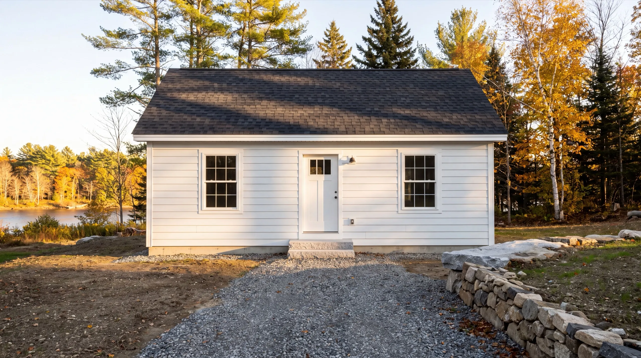standalone ADU under construction on an Augusta property