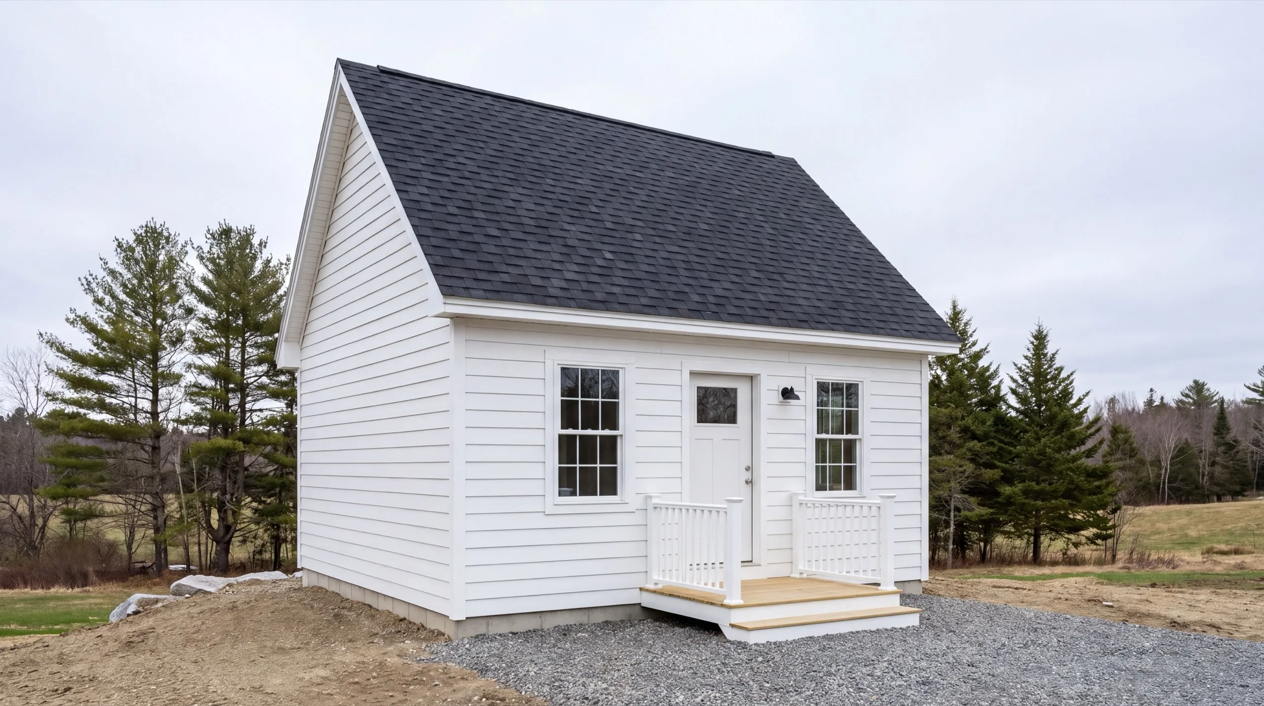 ADU builder in Chelsea, ME, framing an accessory dwelling unit