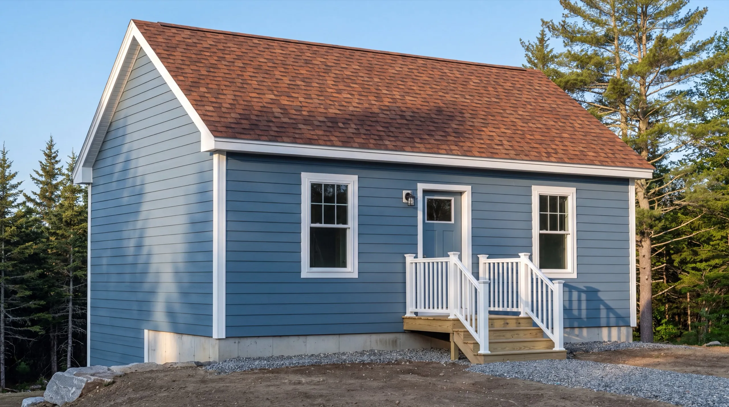 ADU builder in Farmingdale, ME, framing an accessory dwelling unit