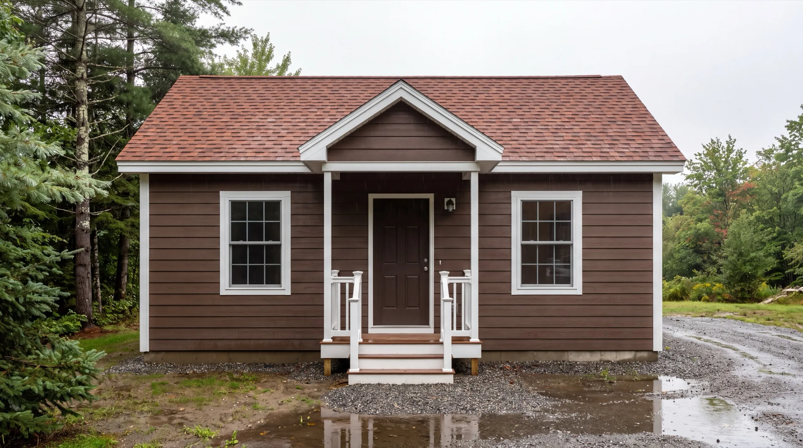ADU builder in Gardiner, ME, framing an accessory dwelling unit