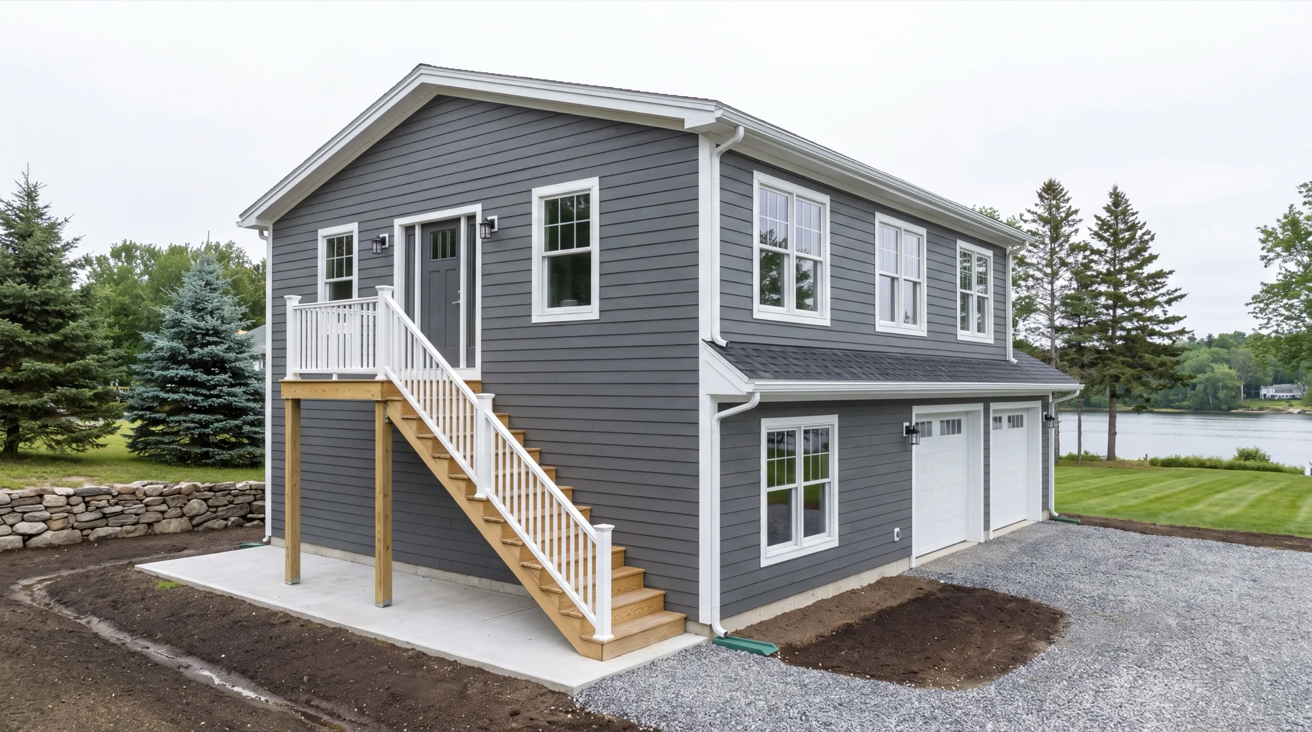 garage-integrated ADU build in Richmond