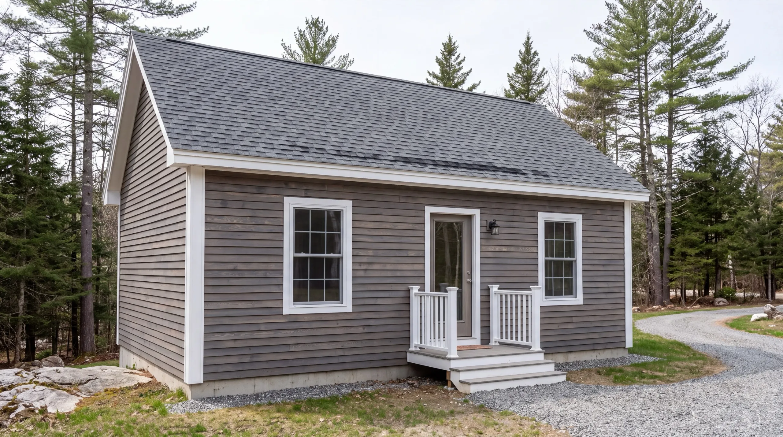 ADU builder in West Gardiner, ME, framing an accessory dwelling unit