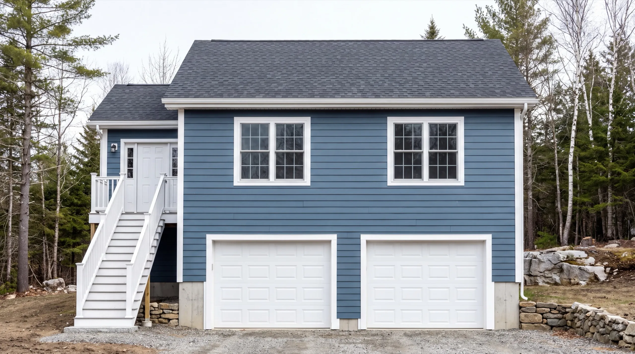 garage-integrated ADU build in Winthrop