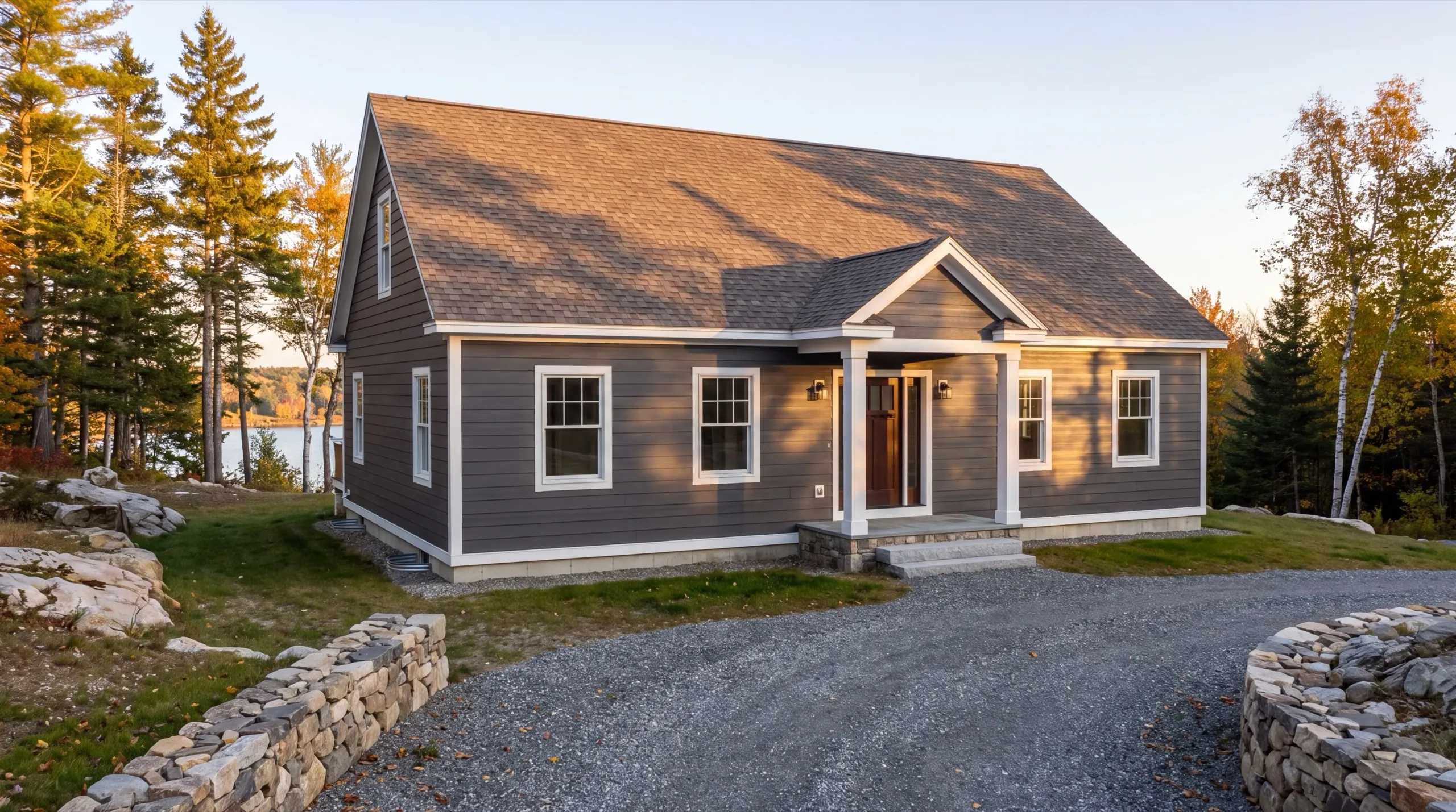 finished custom home exterior in Richmond