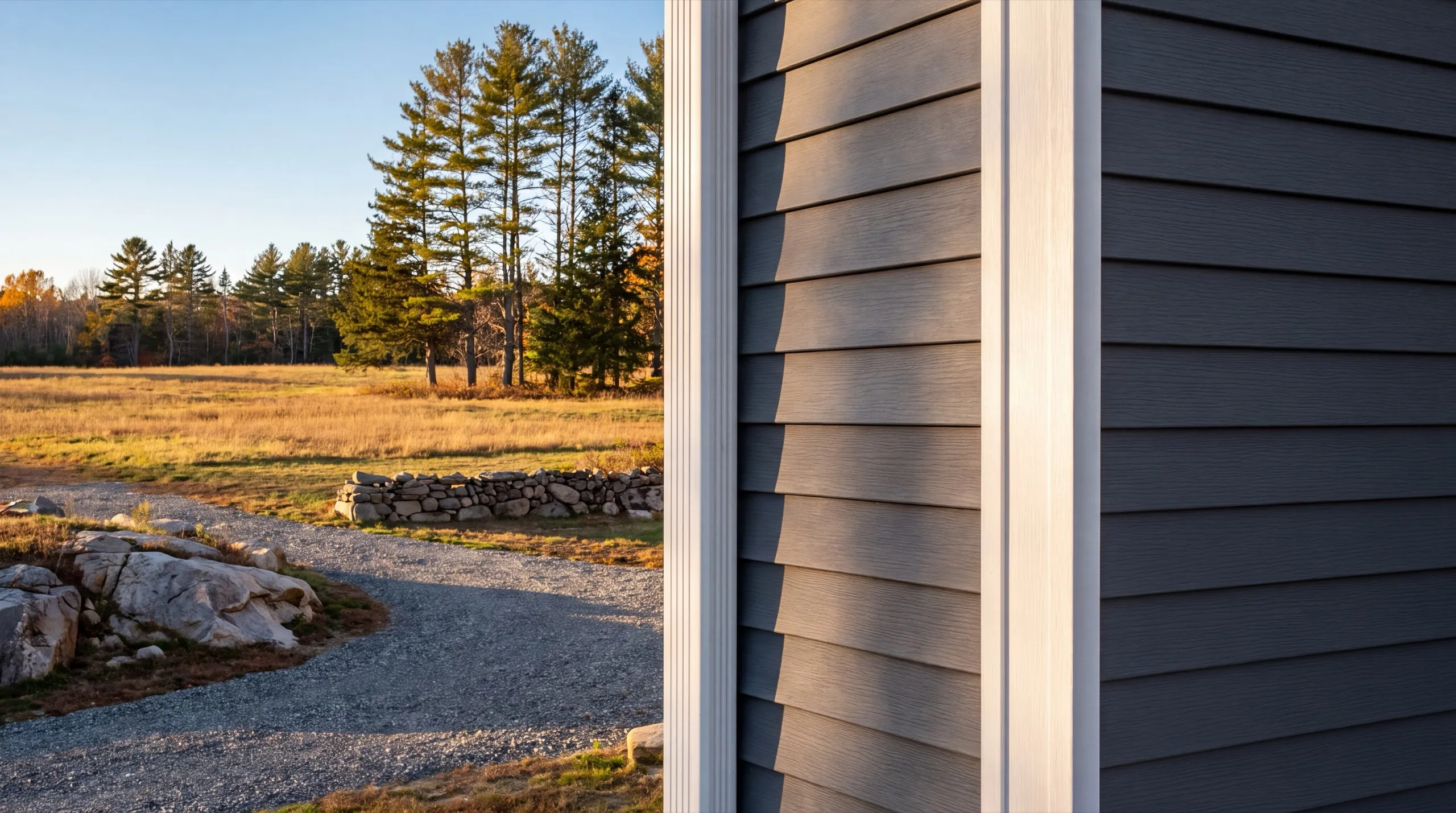 finished exterior siding on a Windsor custom home