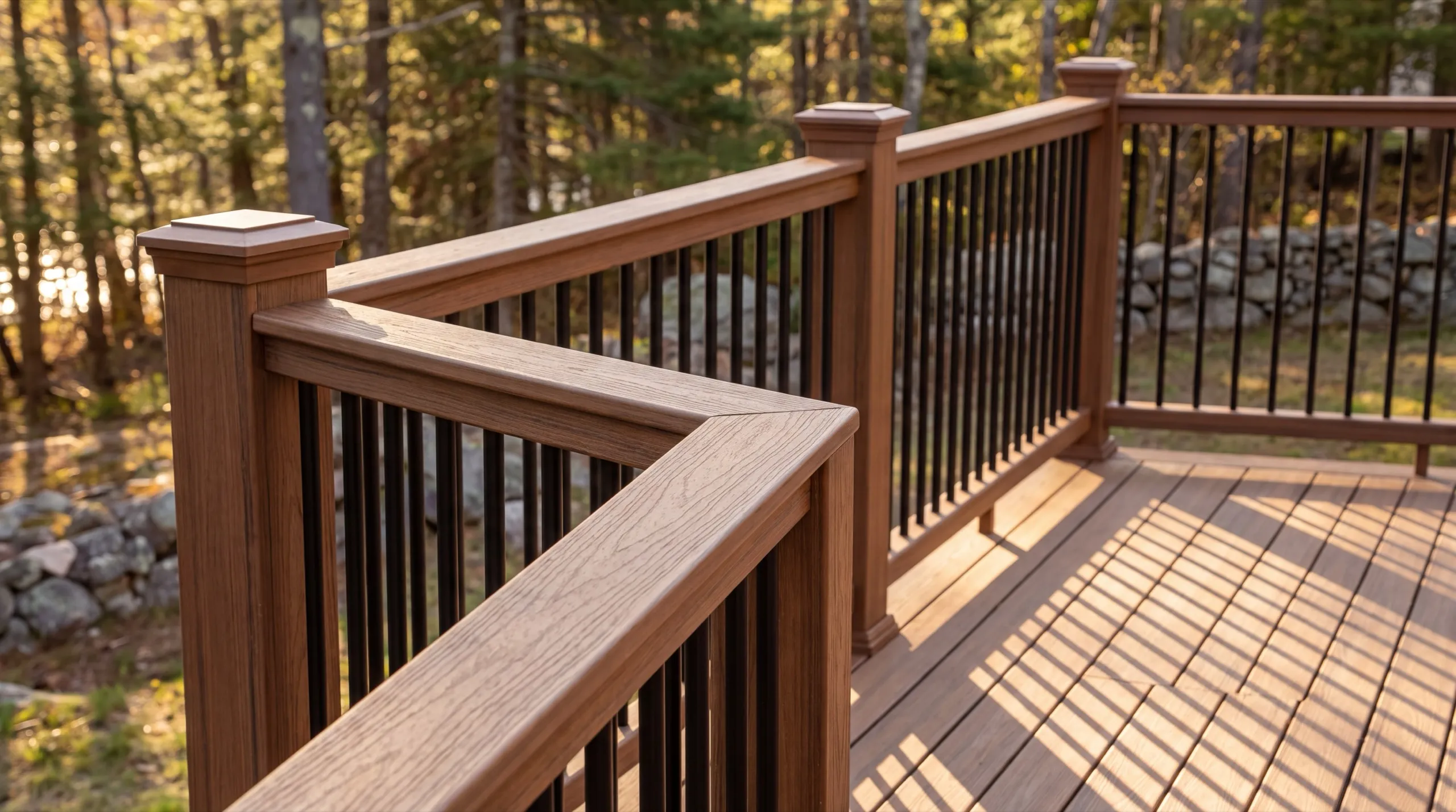 deck railing installation in Dresden