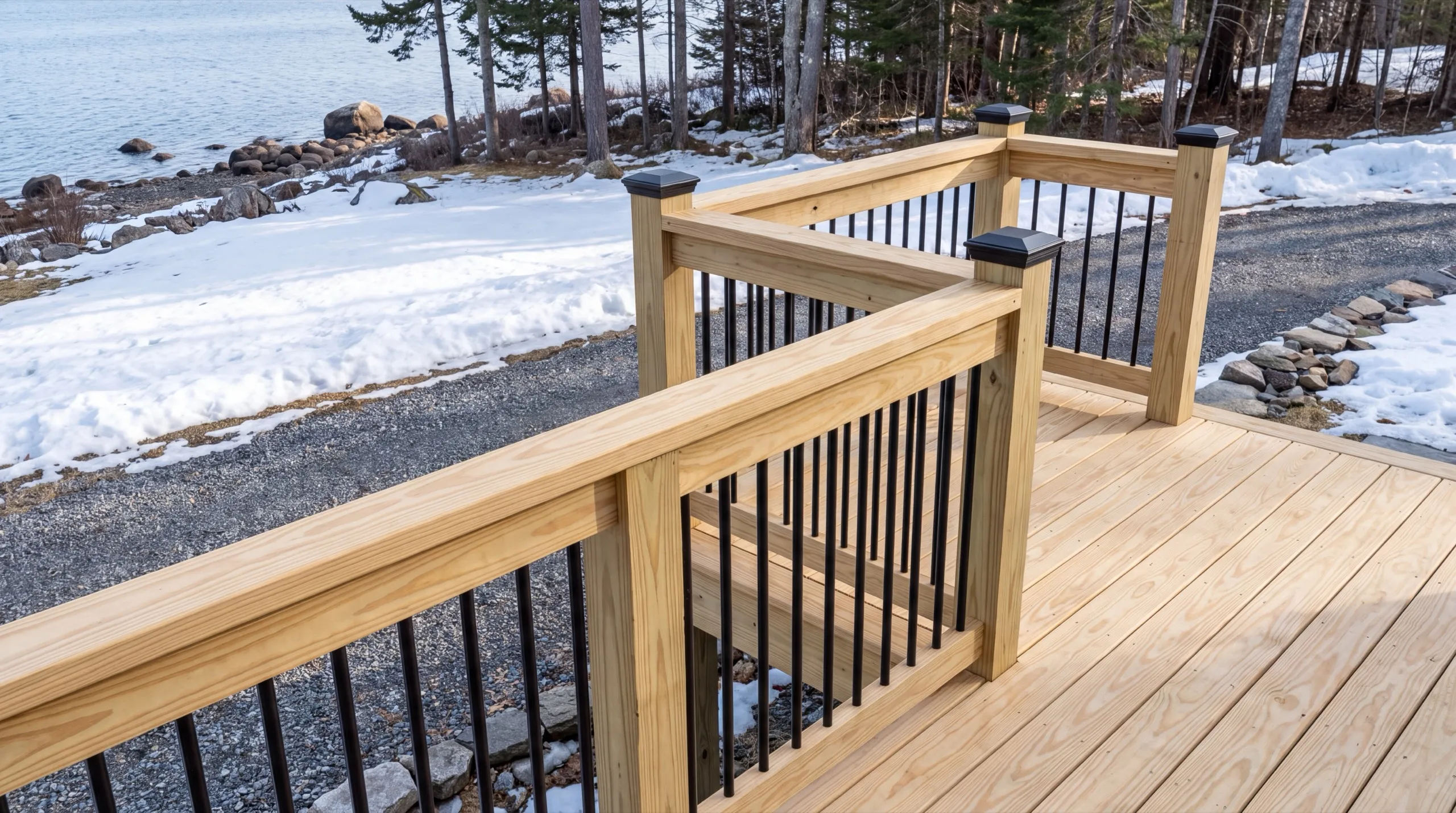 deck railing installation in Jefferson