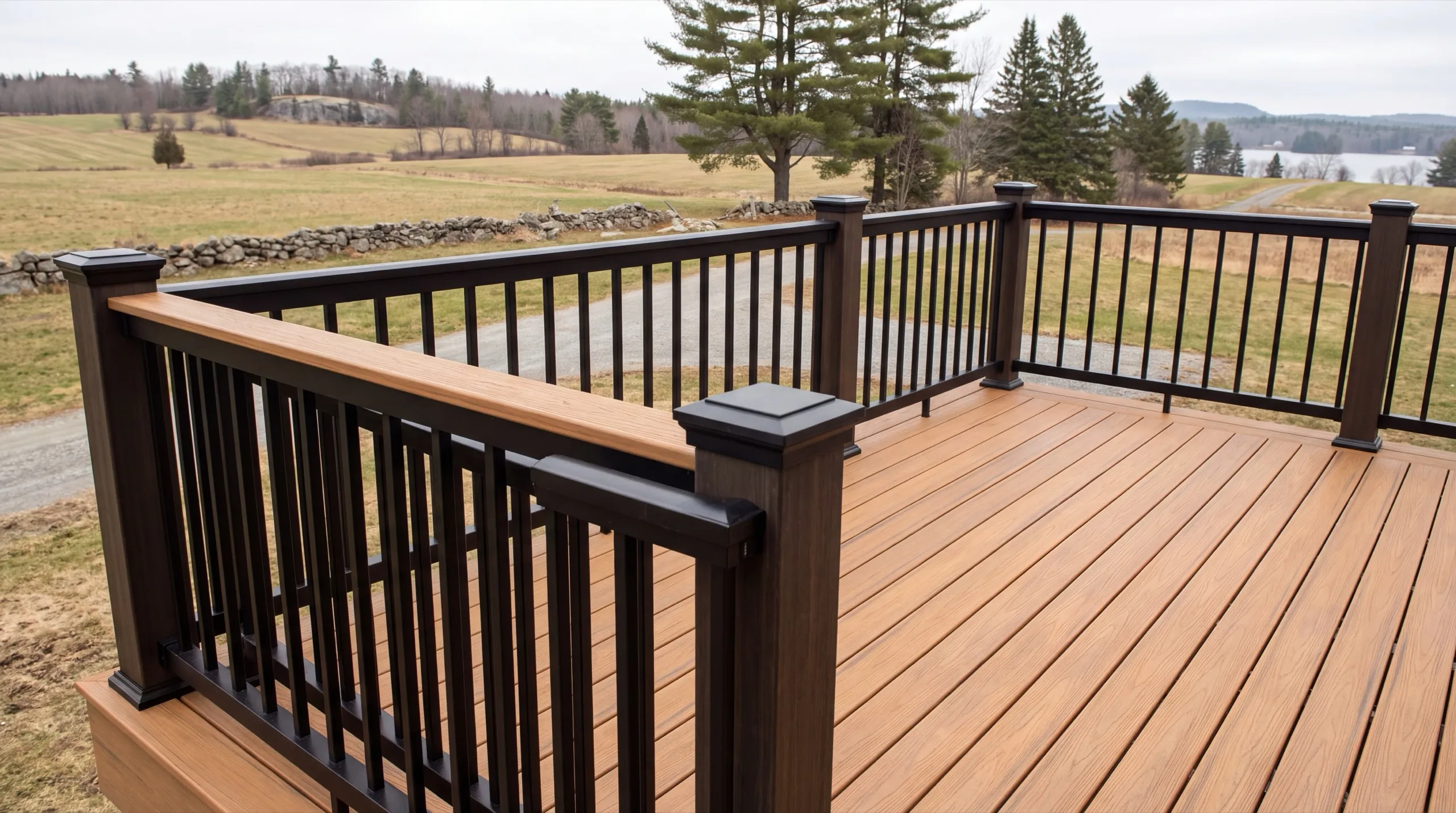 deck railing installation in Monmouth