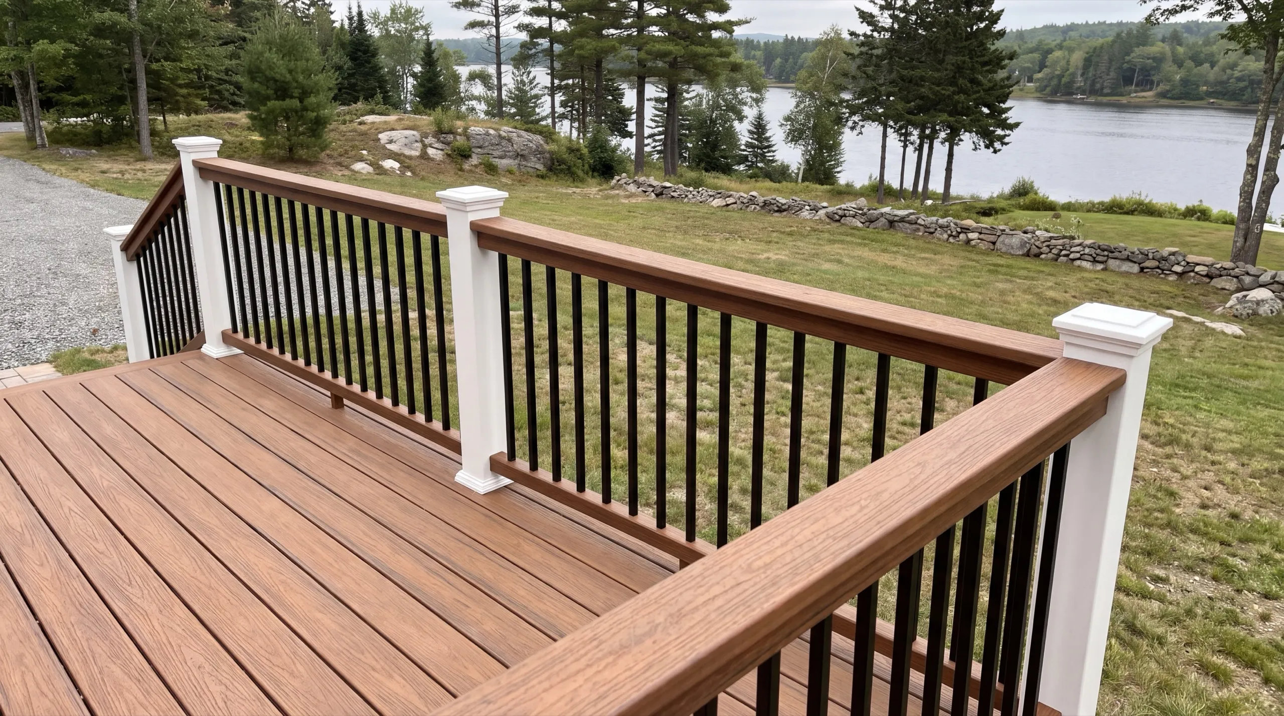 deck railing installation in Pittston