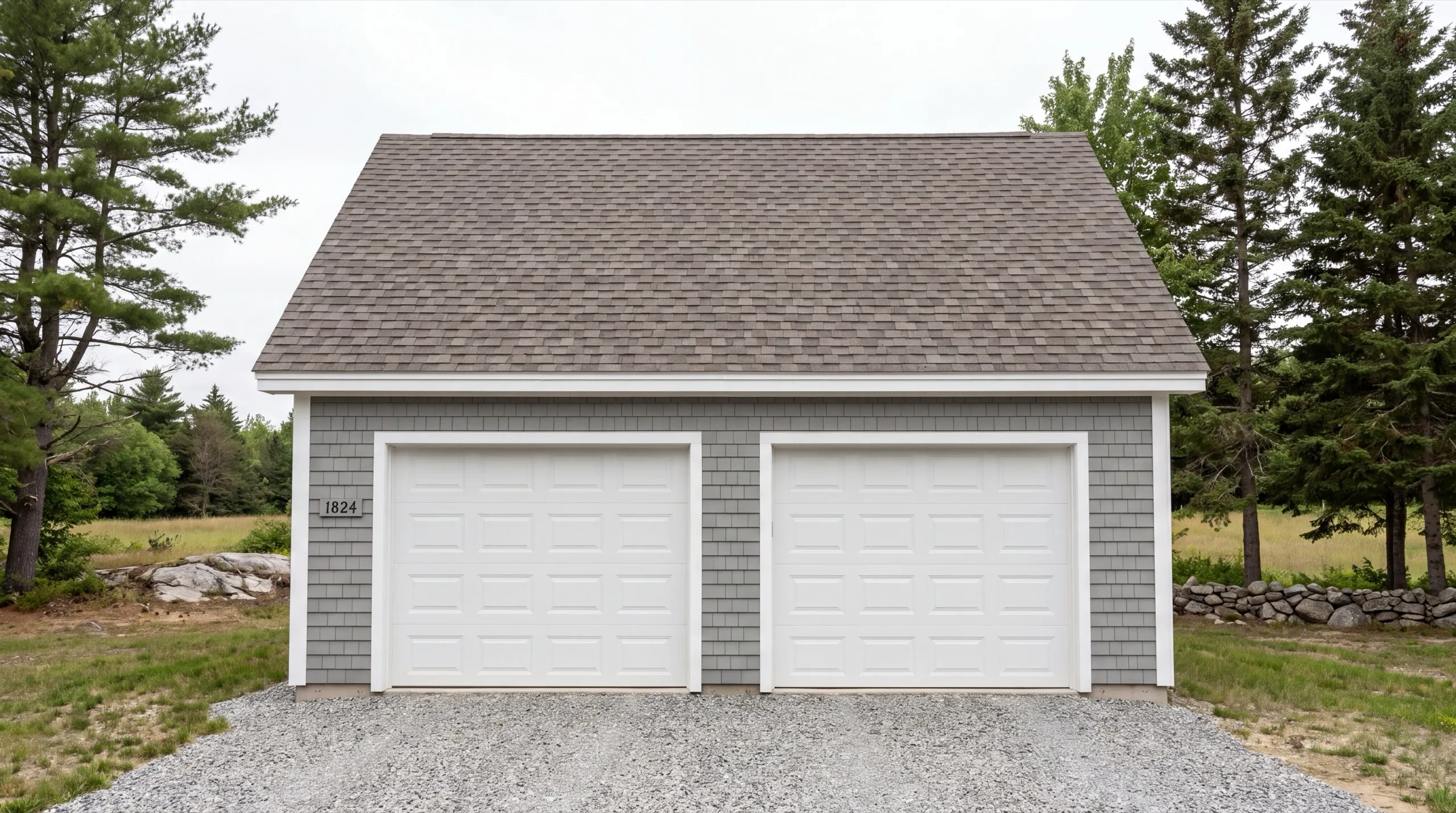 garage builders in Chelsea, ME building a detached garage off Route 17