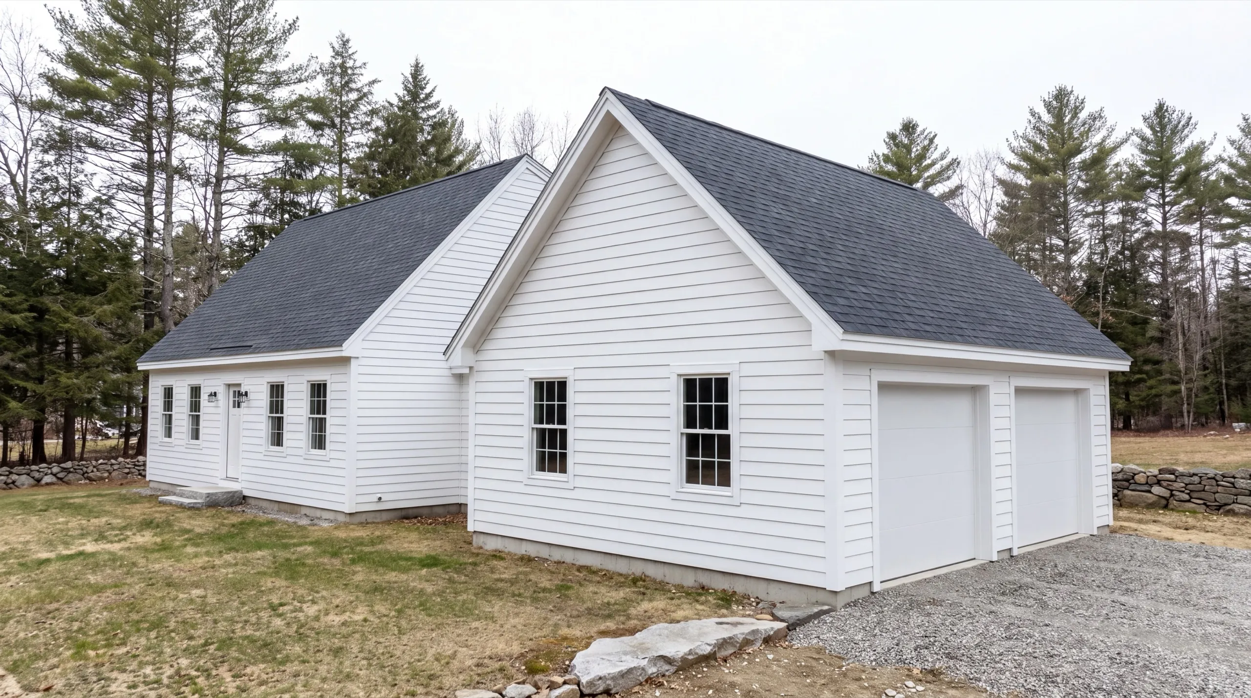 garage addition on a Farmingdale home