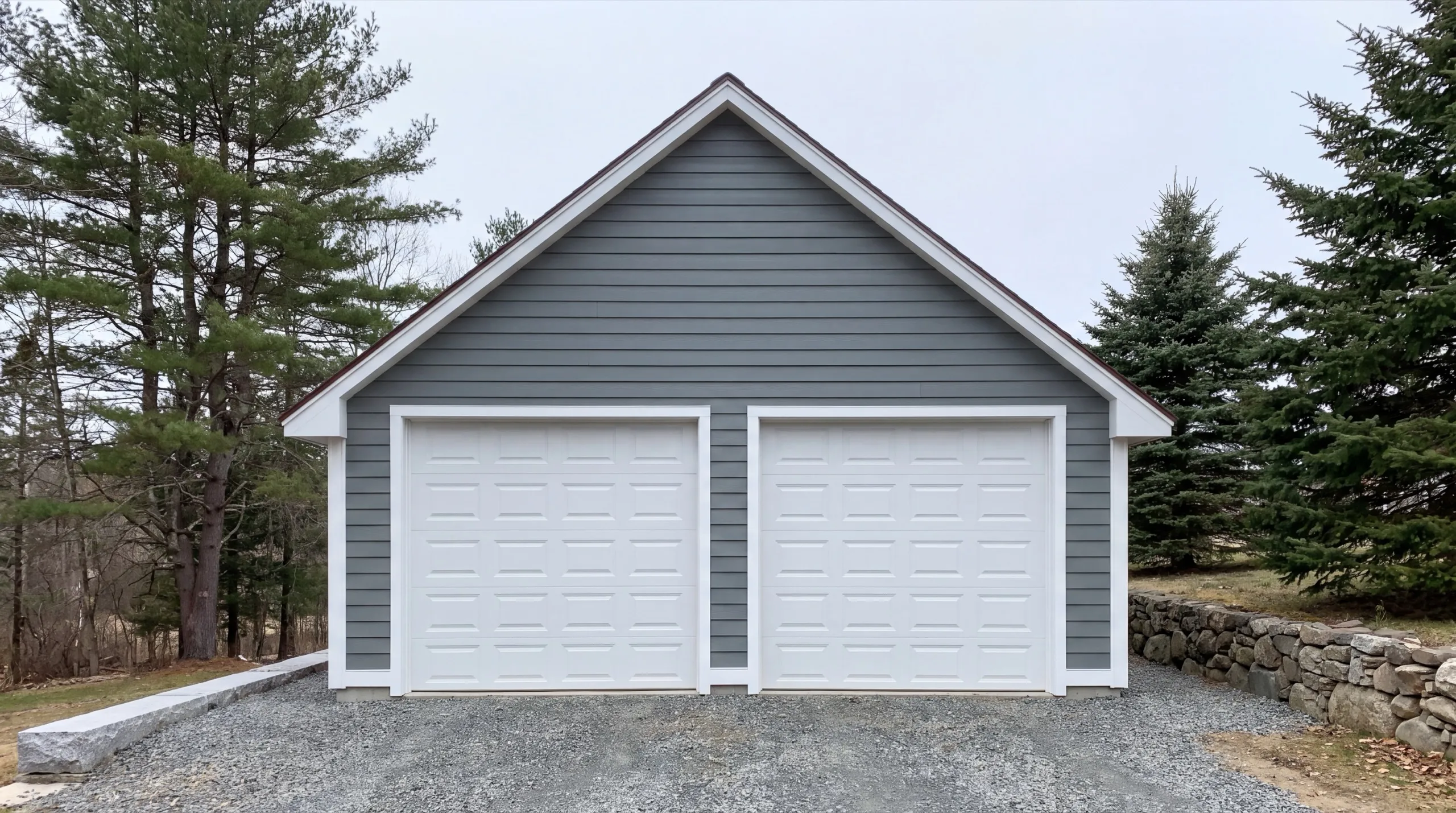 garage builders in Gardiner, ME building a detached garage near the Kennebec