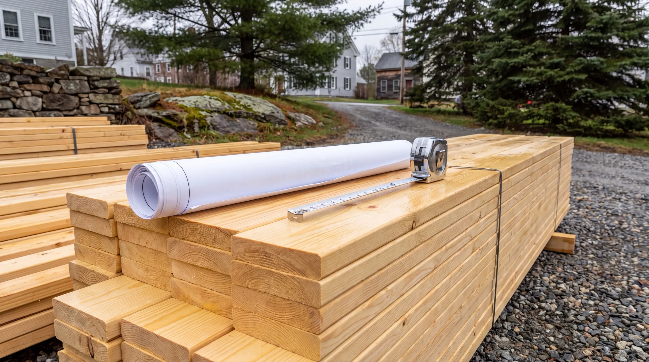 garage pricing consultation for a Hallowell homeowner
