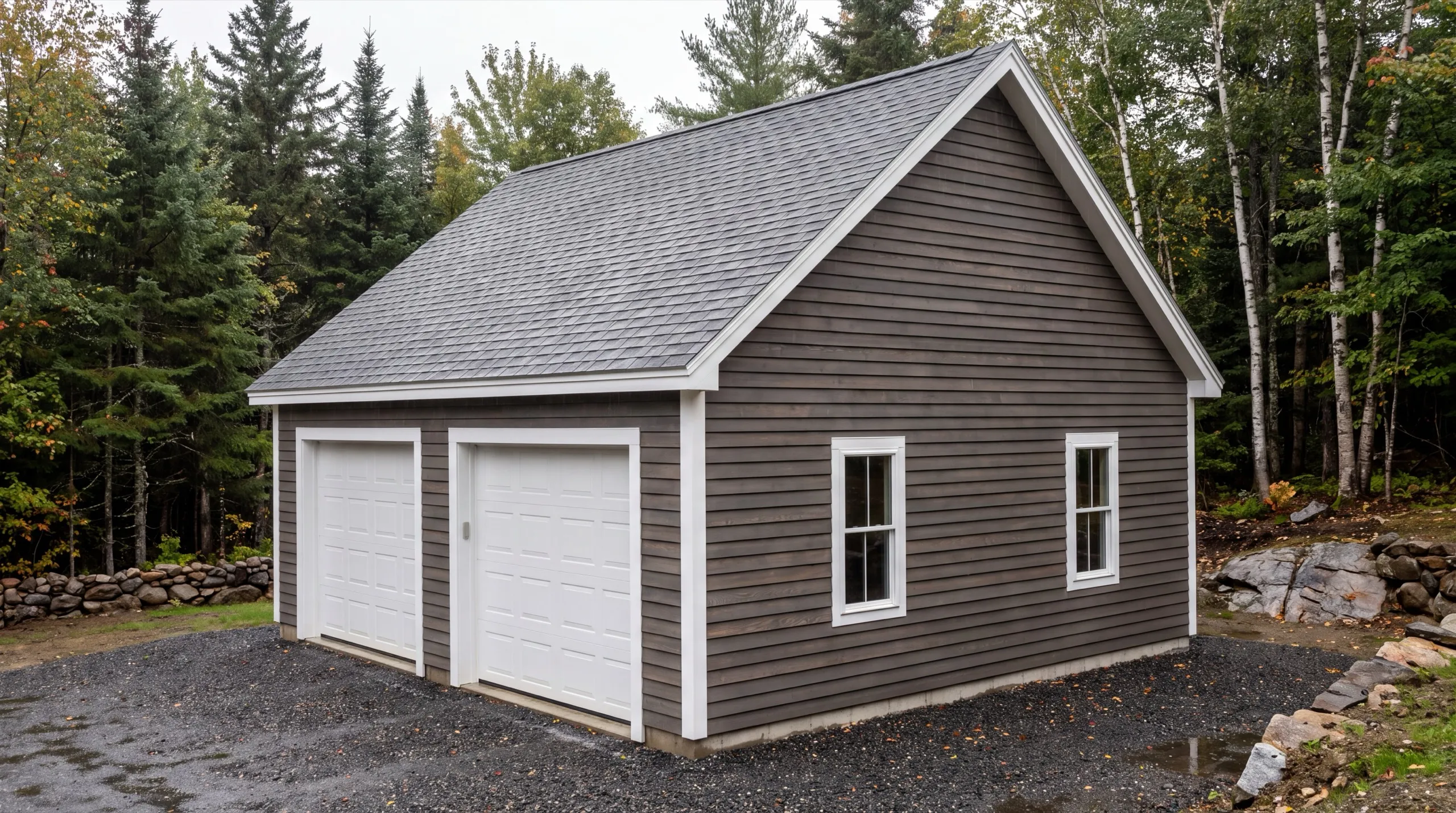 garage builders in Randolph, ME building a garage addition near the Kennebec