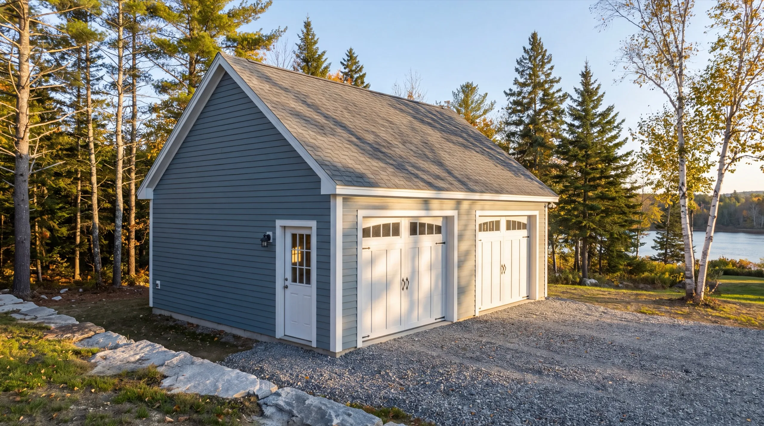 detached garage on an inland Richmond property toward Litchfield