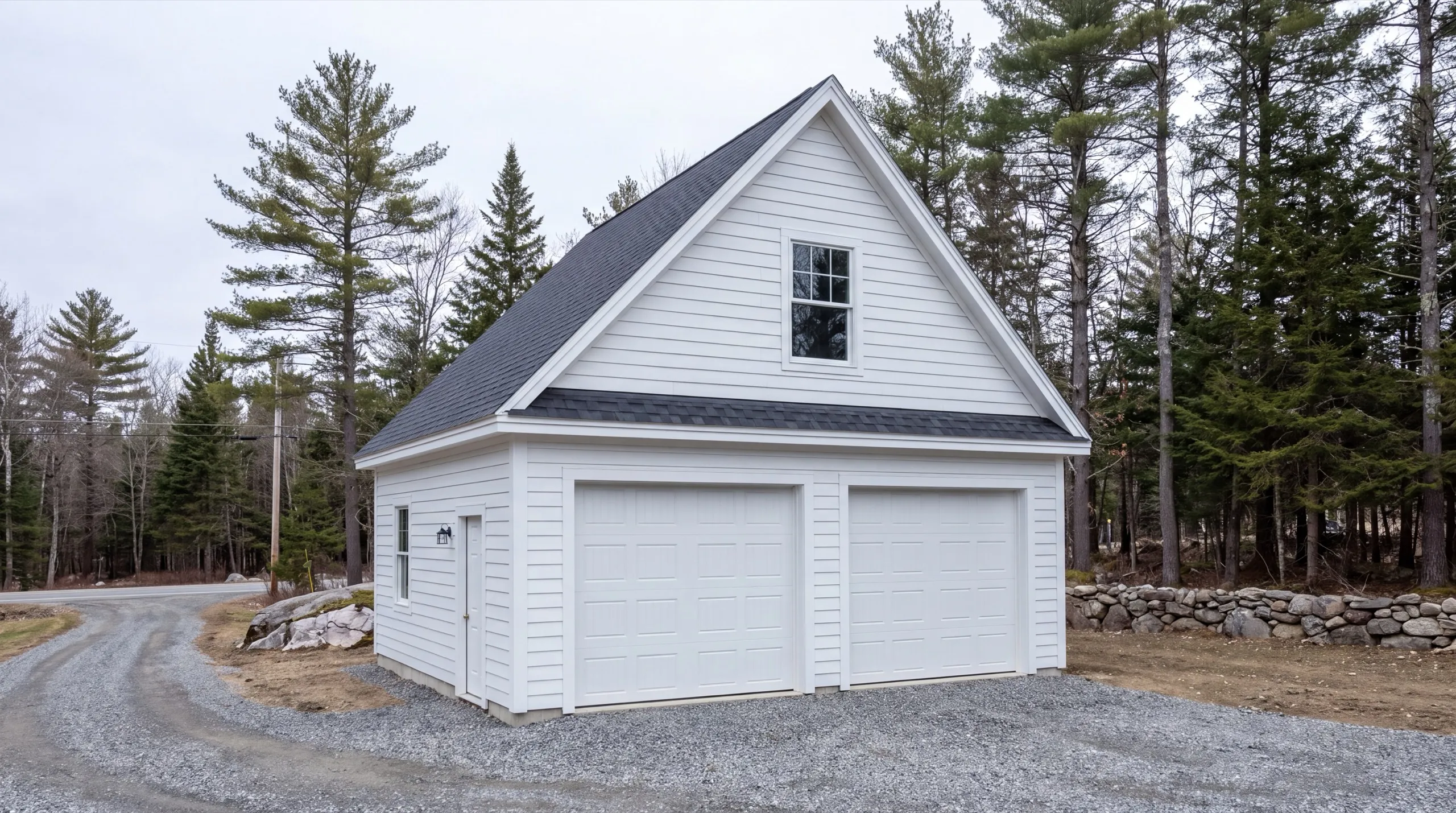 garage builders in West Gardiner, ME building a large detached garage