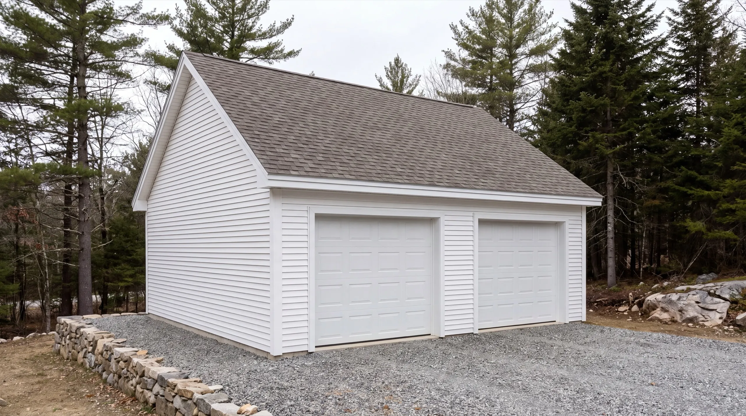 garage builders in Winthrop, ME building a detached garage near Cobbosseecontee Lake