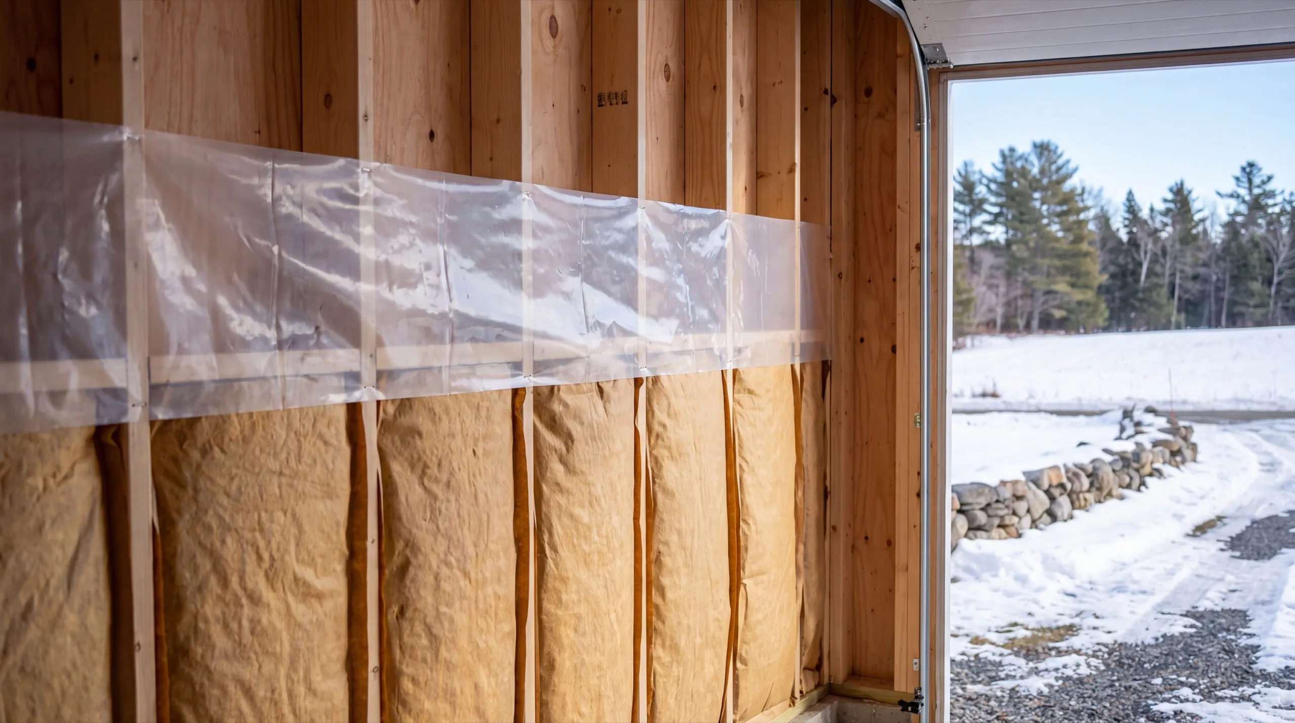 insulation and drywall upgrade during a Chelsea garage remodel