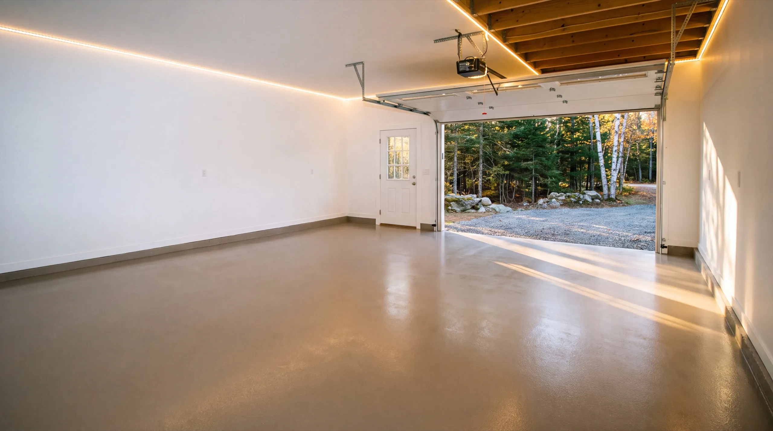 garage remodeling in Dresden, ME, structural repair underway