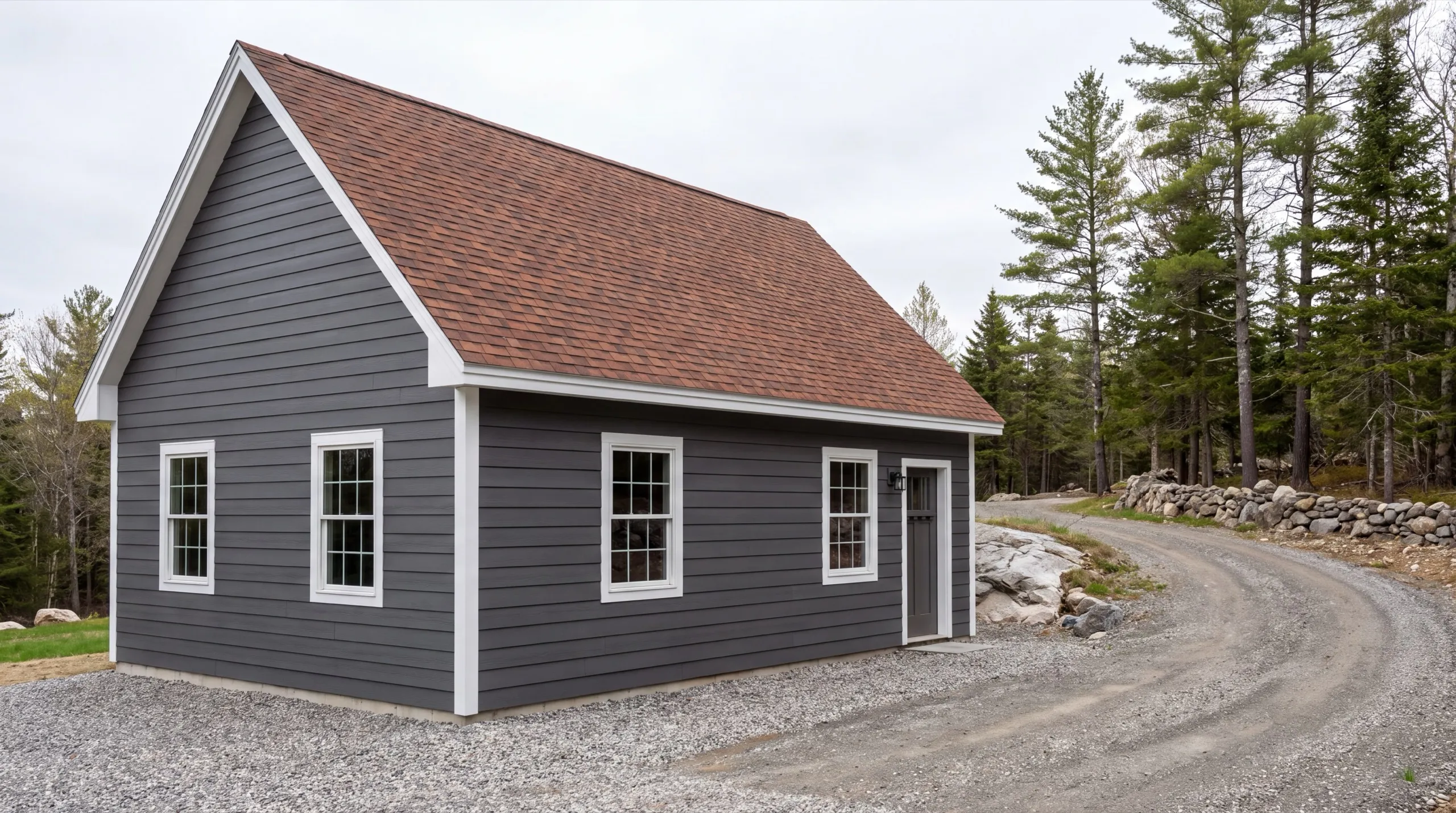 epoxy floor coating installed during a Central Maine garage remodel