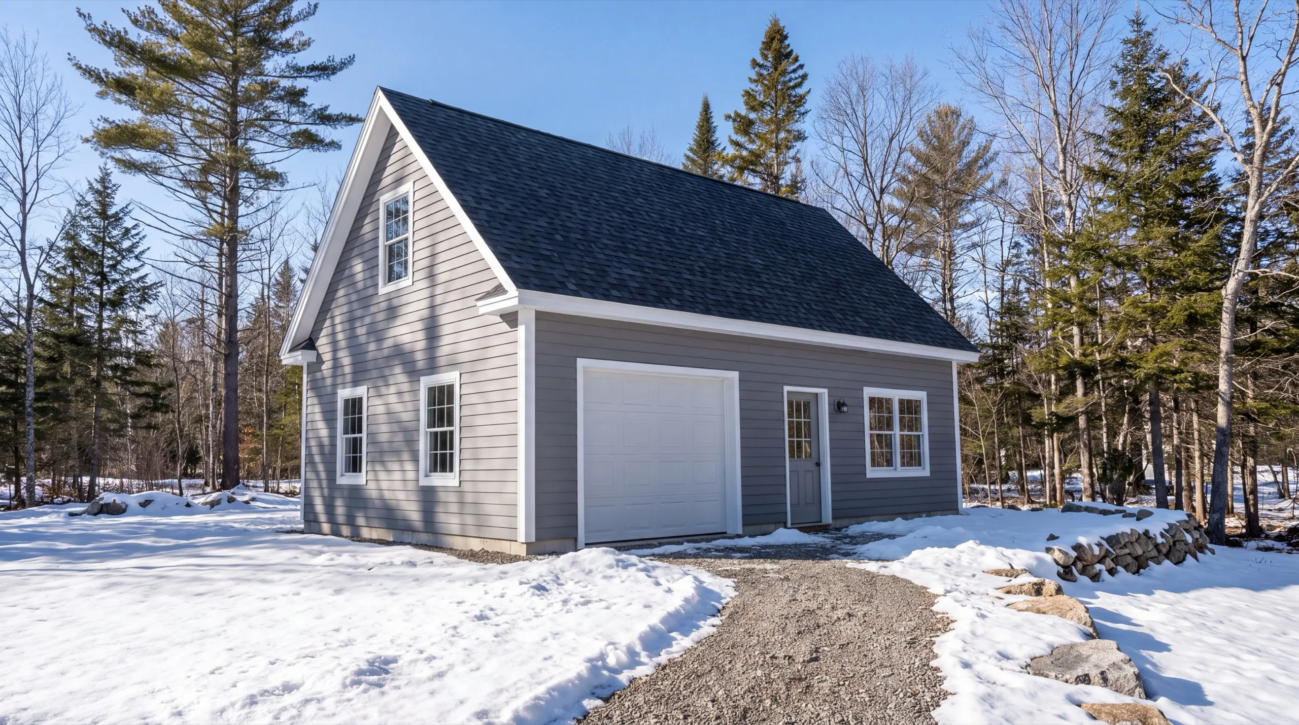 garage remodel on an inland Jefferson property