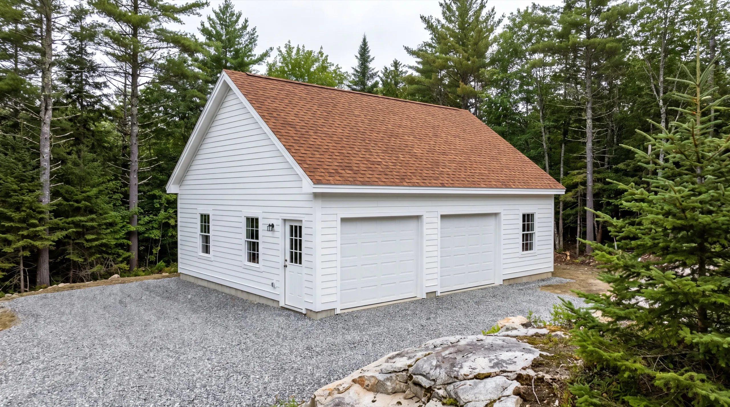 garage conversion near Damariscotta Lake in Jefferson