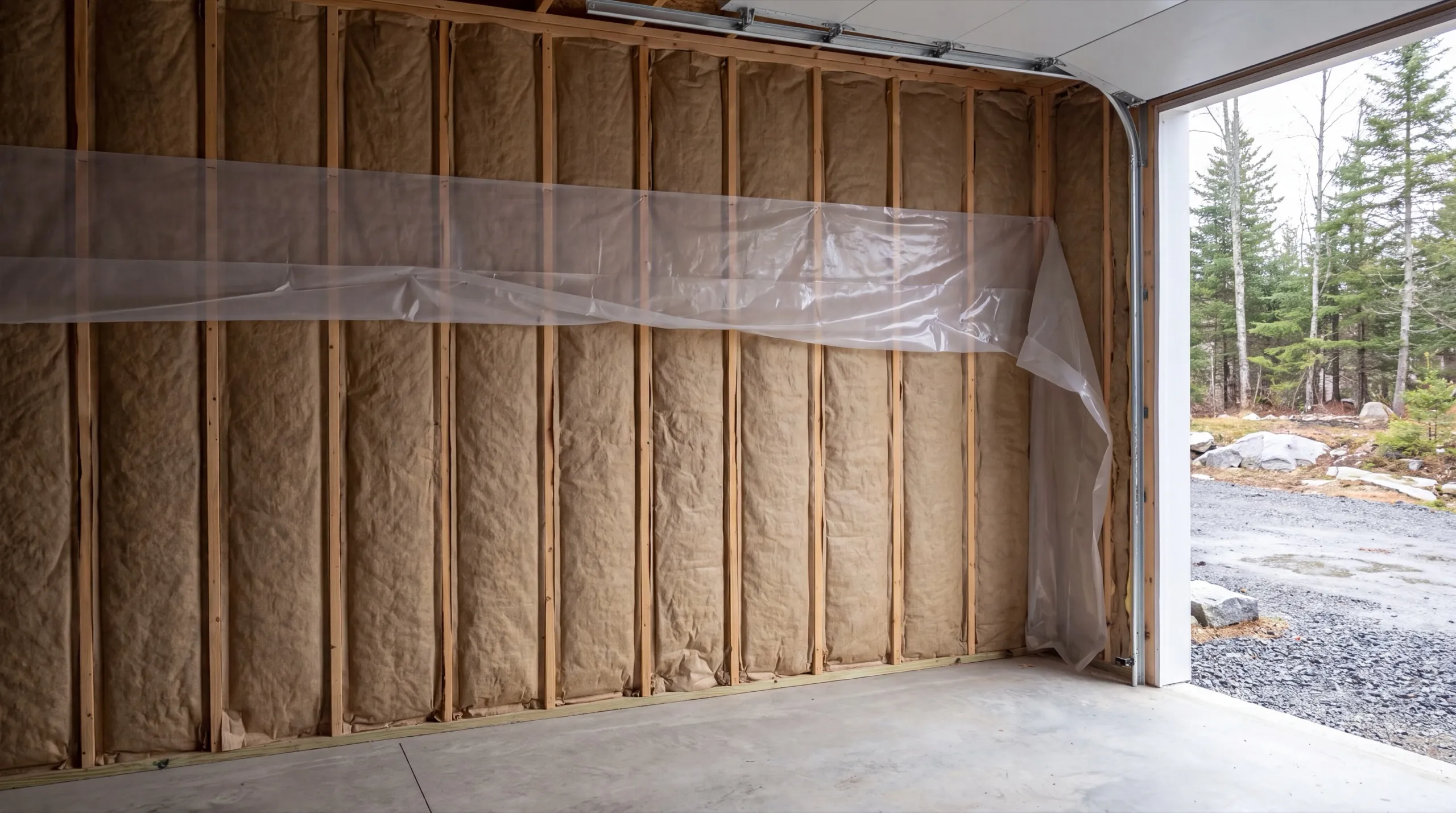 insulation and drywall upgrade during a Richmond garage remodel