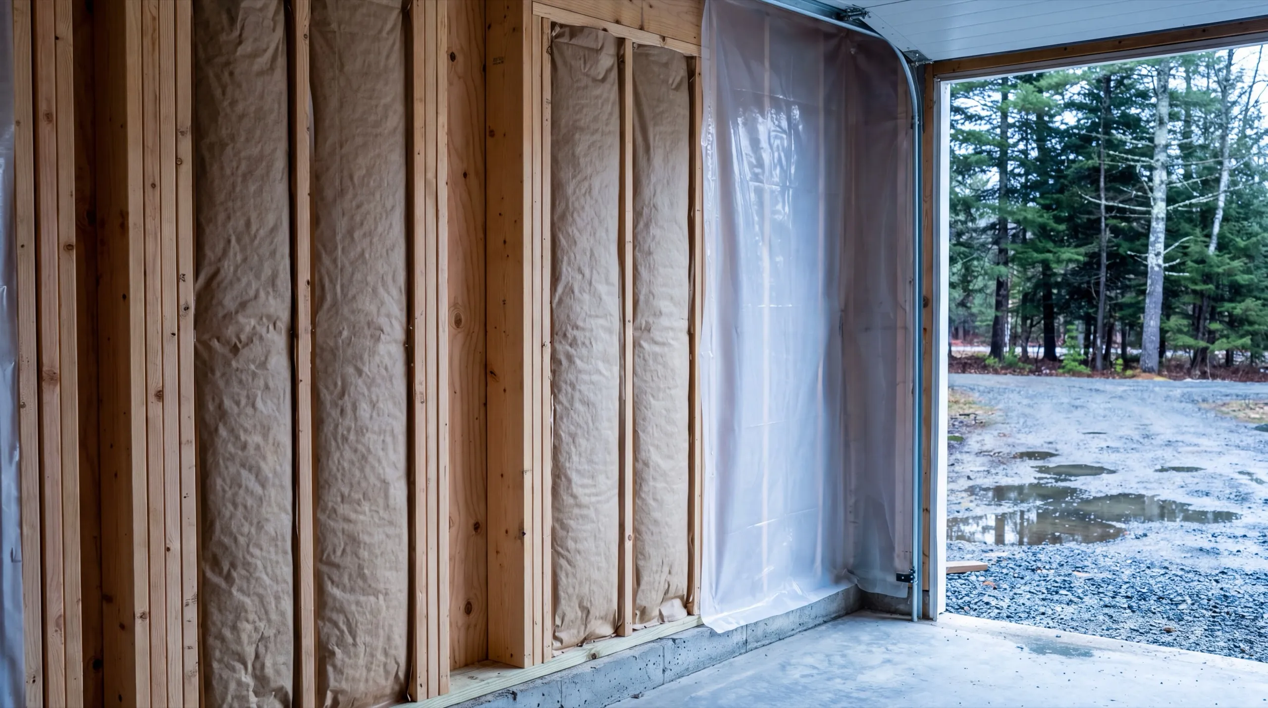 insulation and drywall upgrade during a Sidney garage remodel