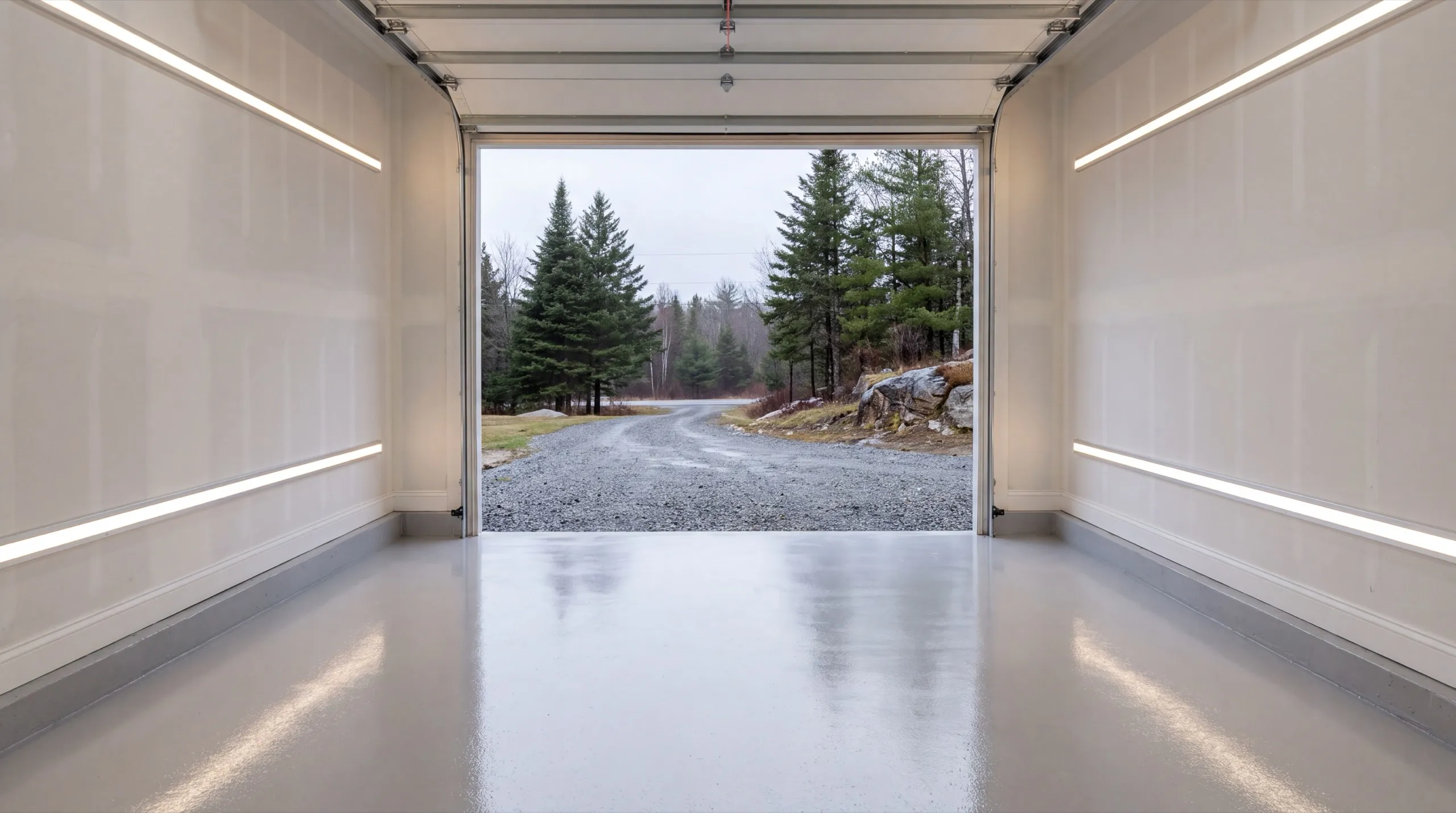 garage remodeling in Vassalboro, ME, structural repair underway