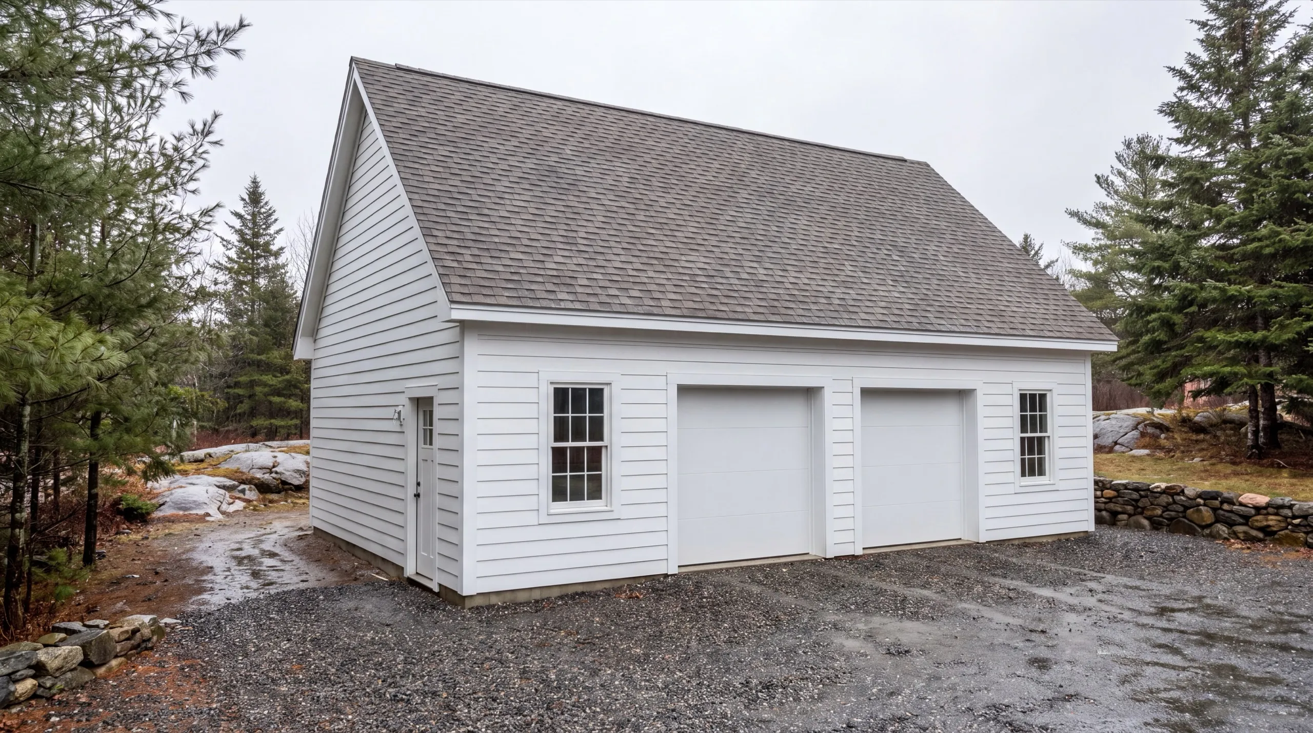 garage conversion near Cobbosseecontee Lake in Winthrop
