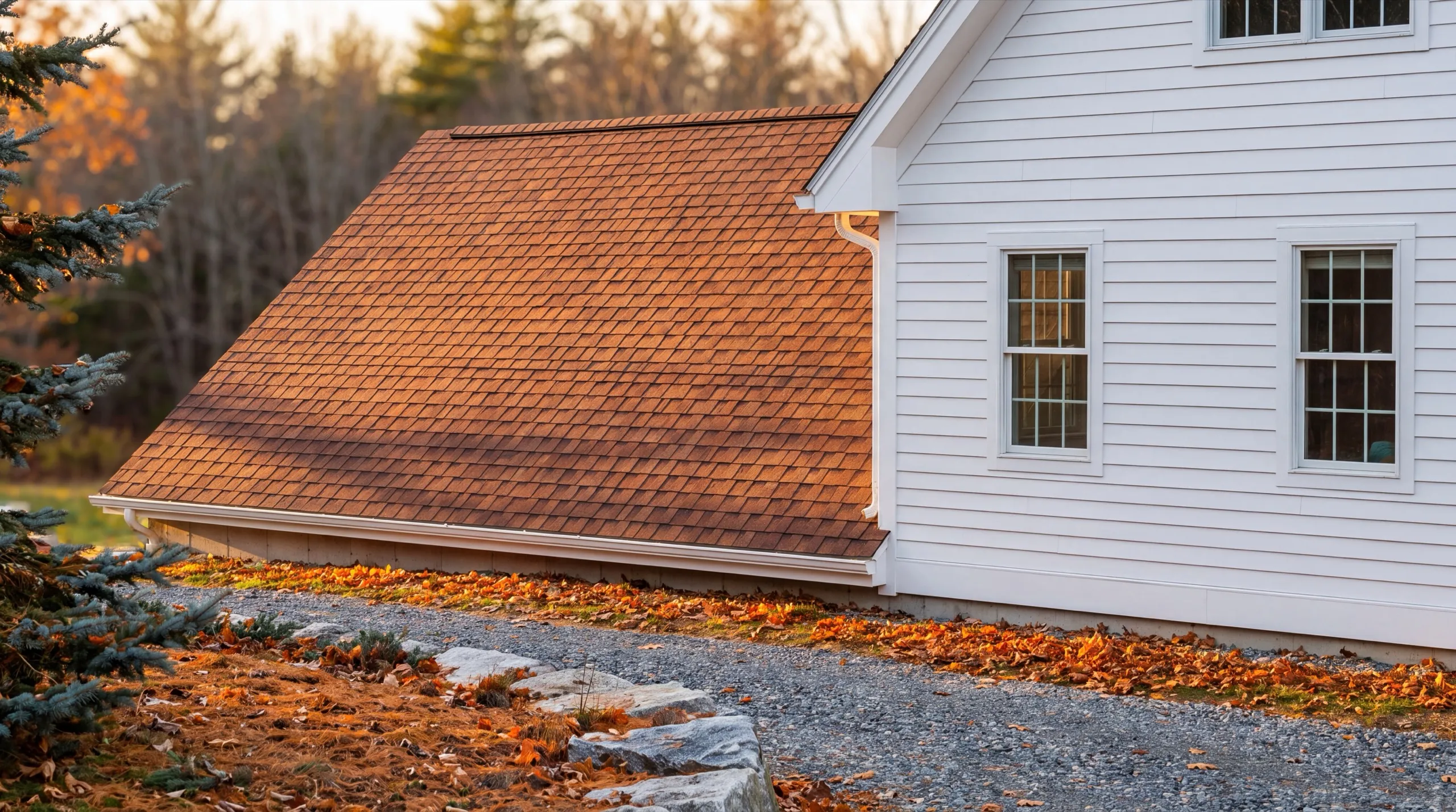 general contractor in Central Maine reviewing plans on site