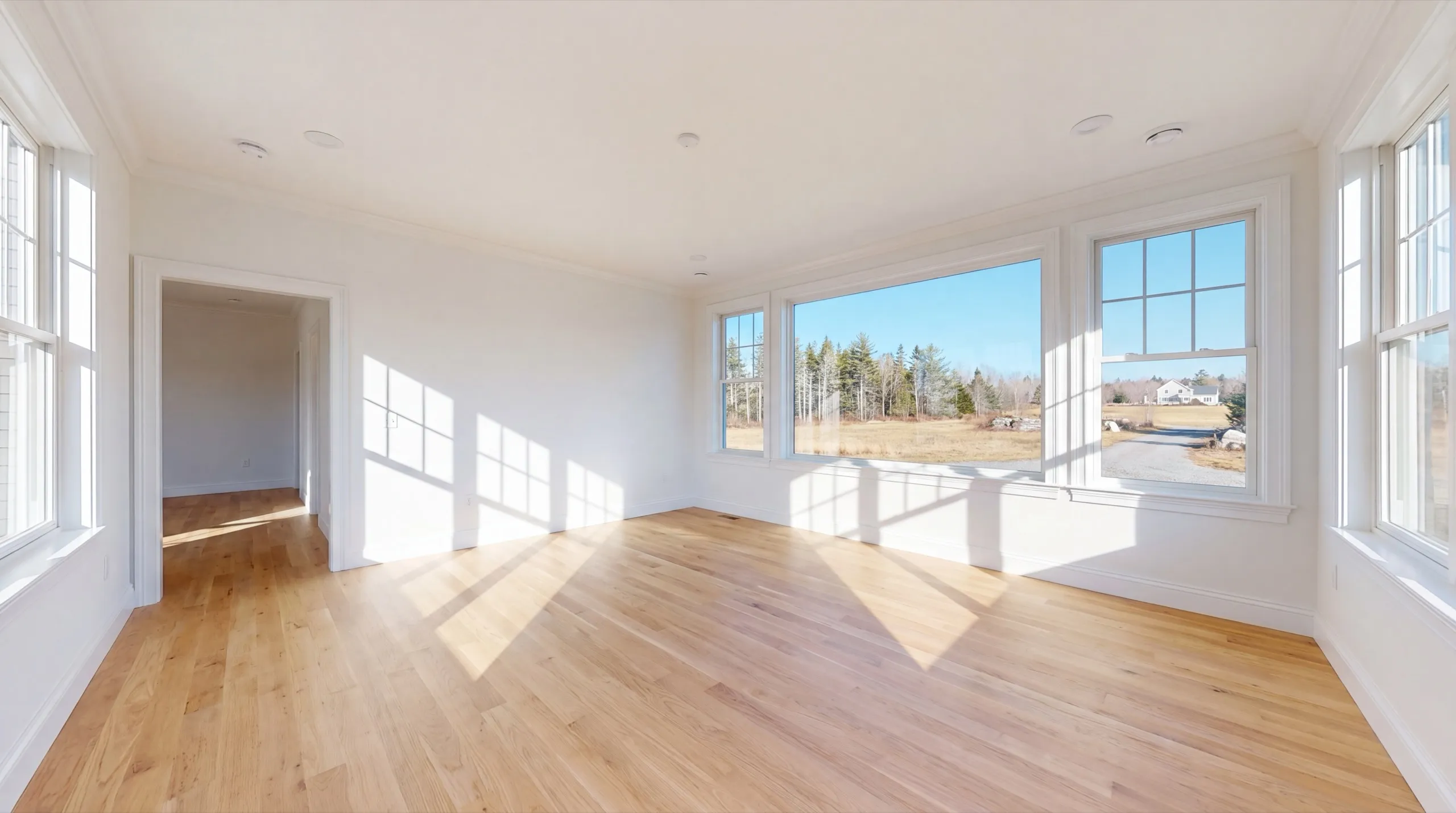 general contractor walking a Litchfield homeowner through a finished project