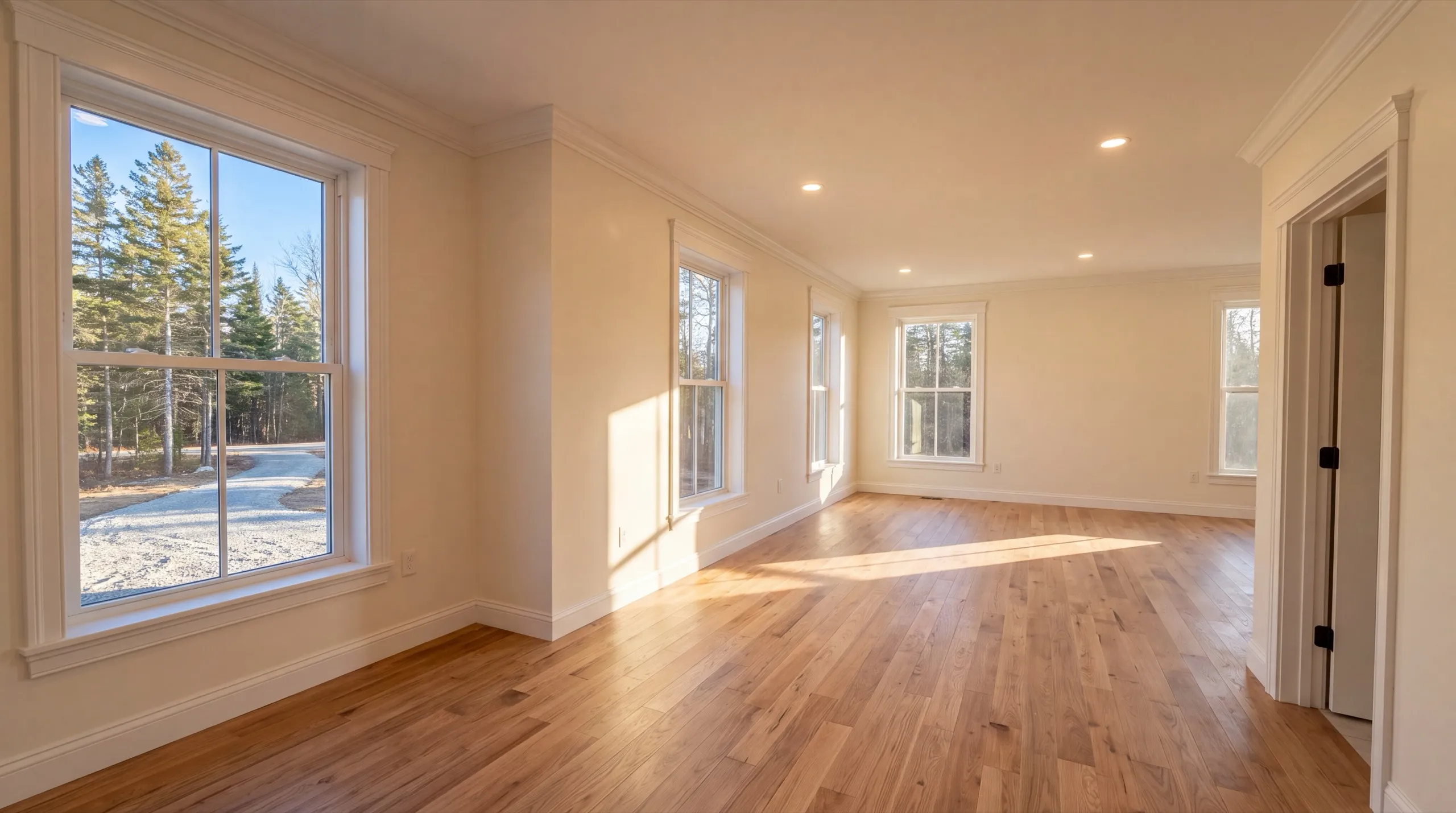 general contractor walking a Randolph homeowner through a finished project