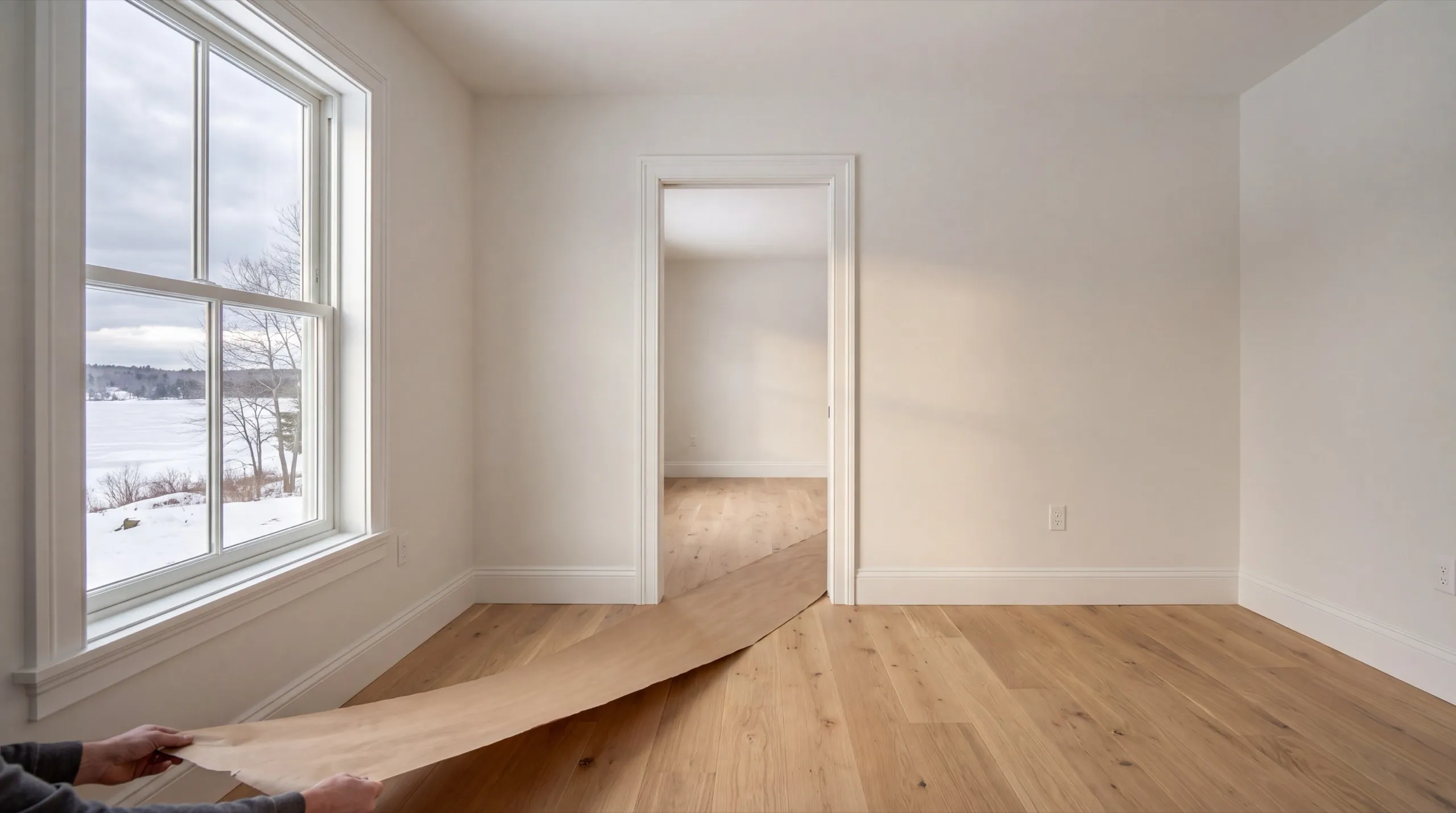 general contractor walking a Sidney homeowner through a finished project