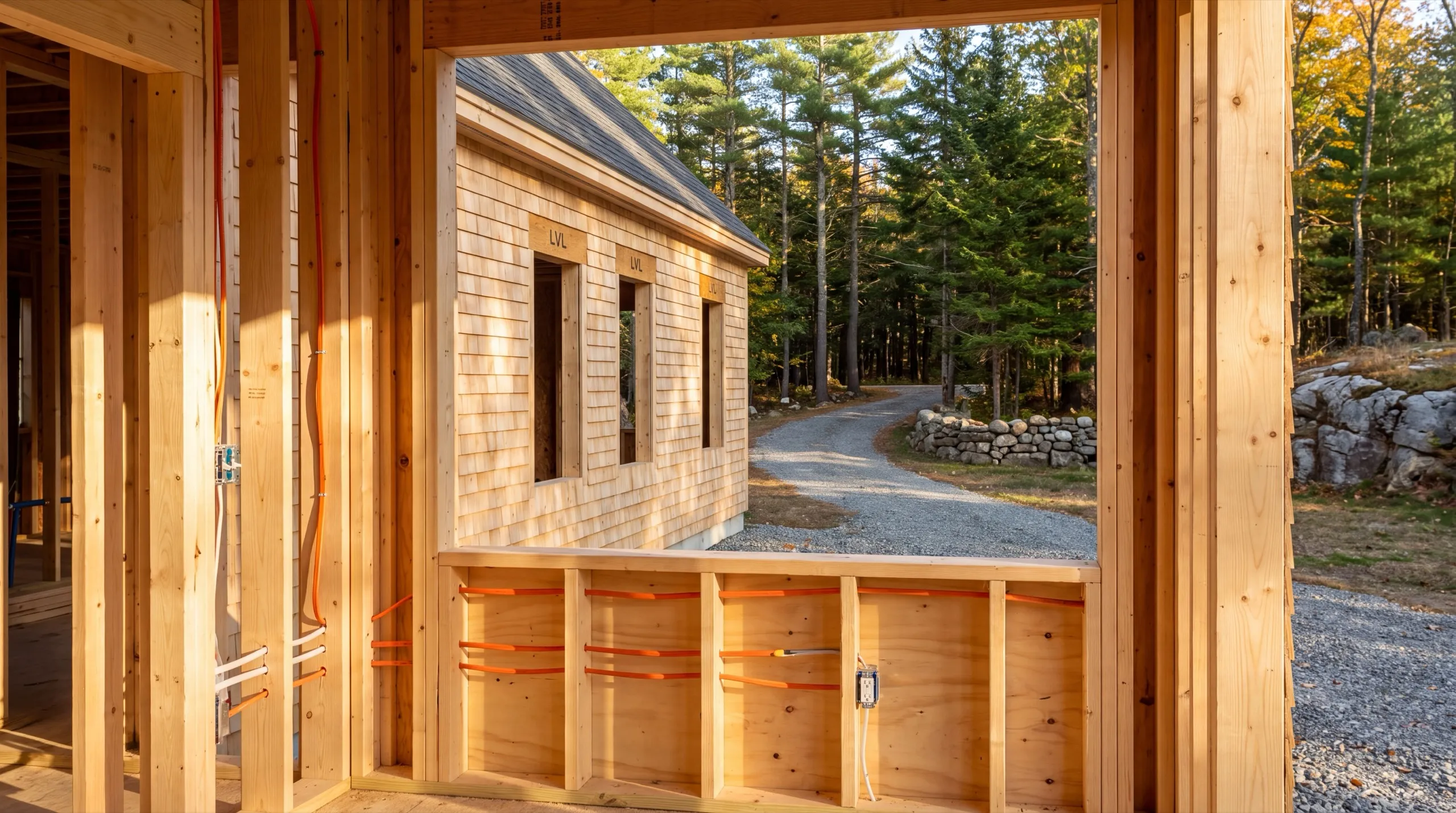 general contractor coordinating subcontractors on a Vassalboro job site