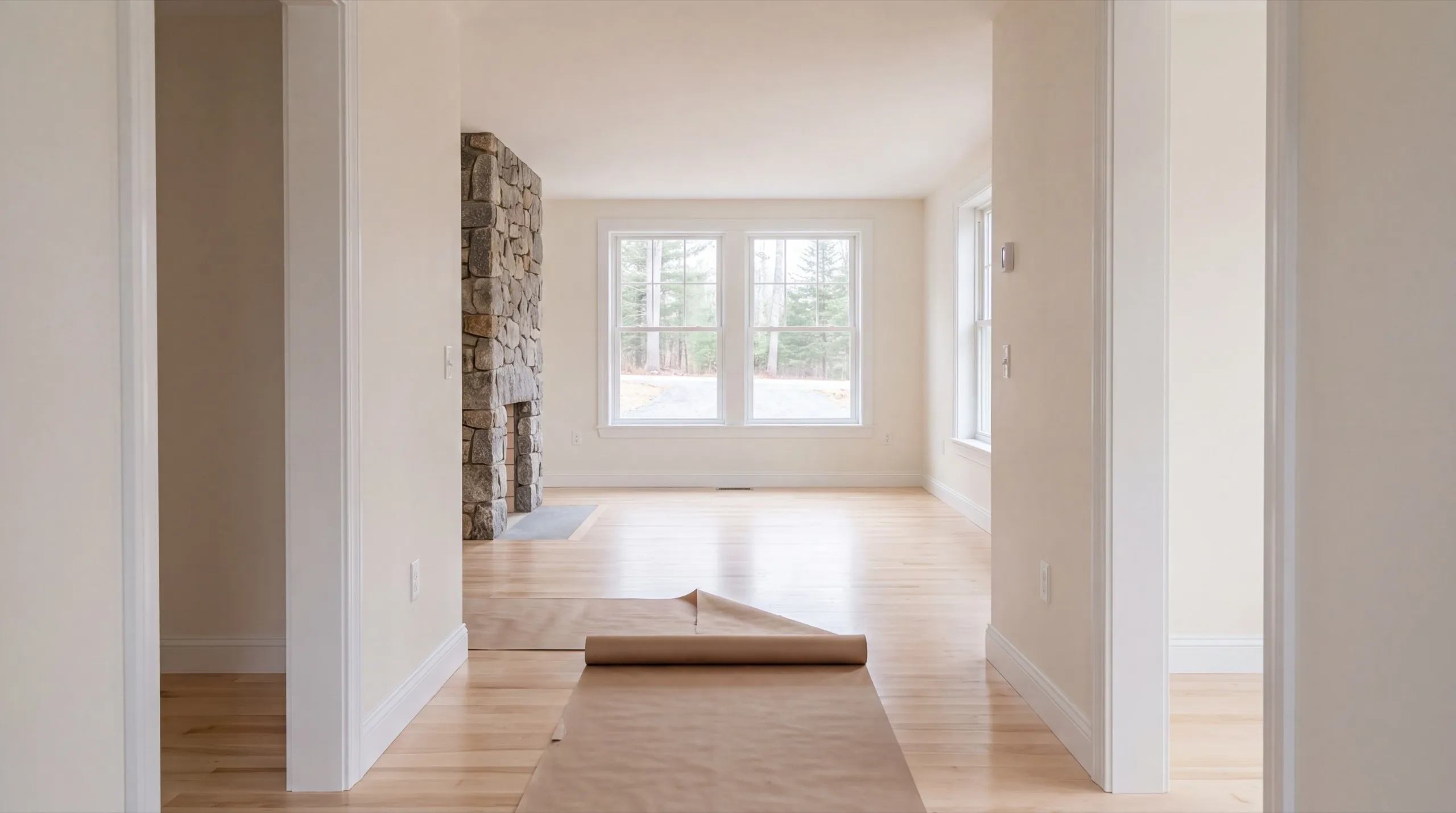 general contractor walking a Winthrop homeowner through a finished project