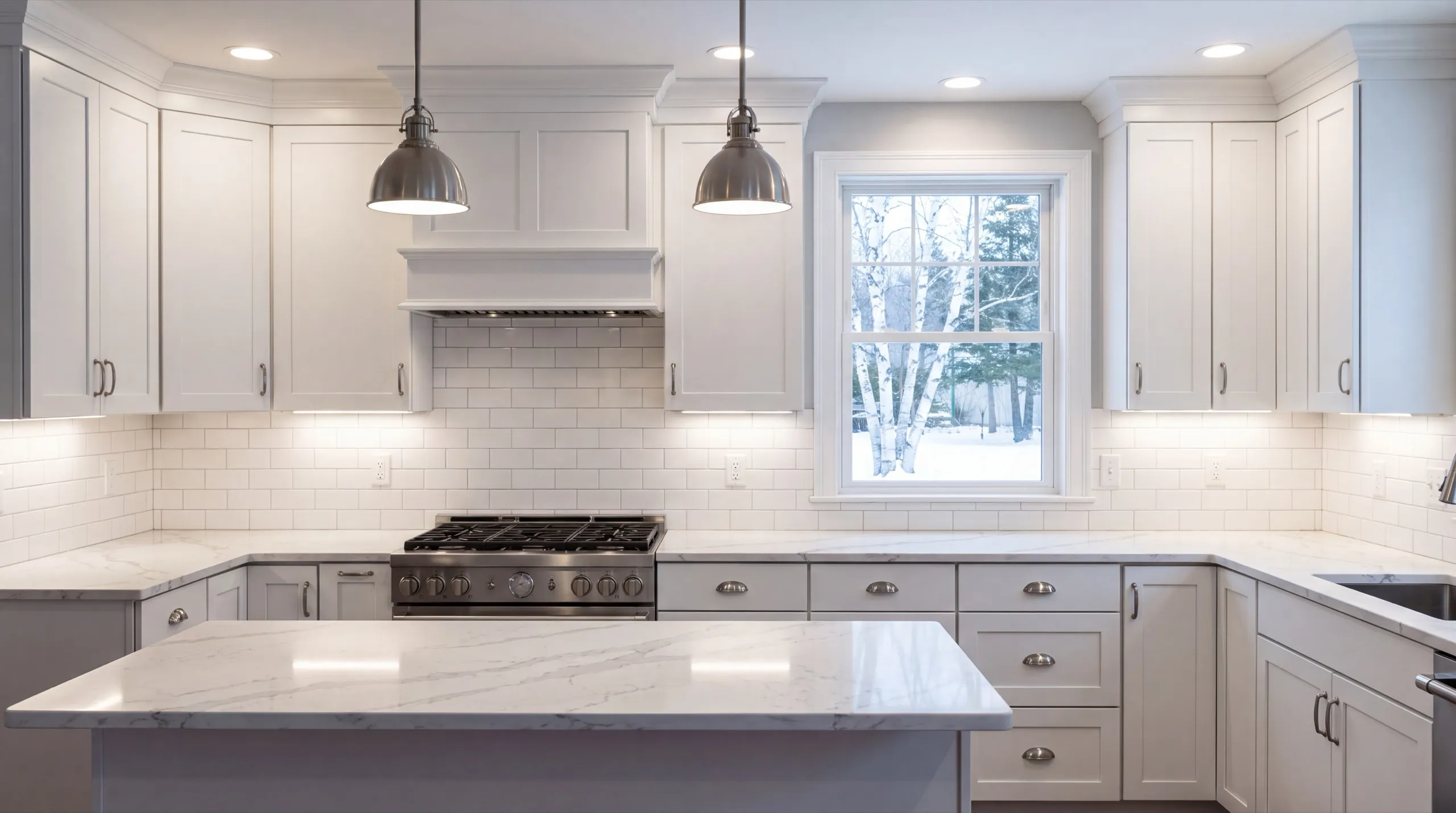 kitchen remodel in a downtown Gardiner home