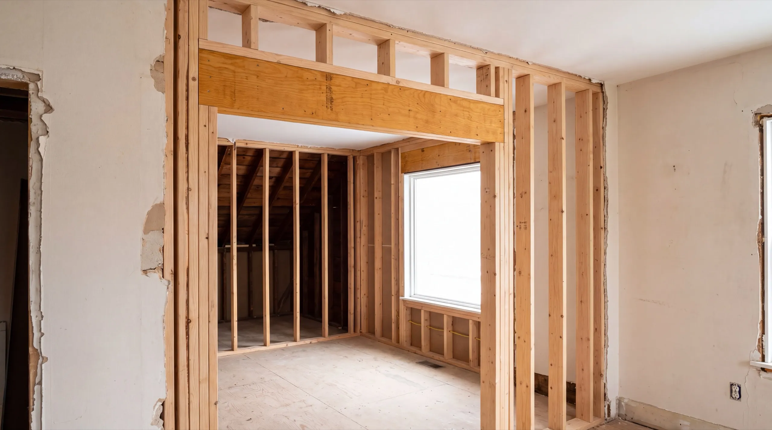 structural framing change during a Gardiner whole-home remodel