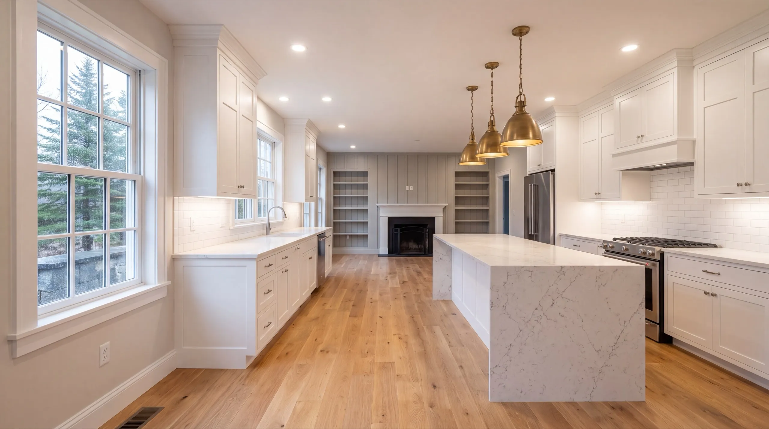 remodeling in Hallowell, ME, kitchen renovation in progress