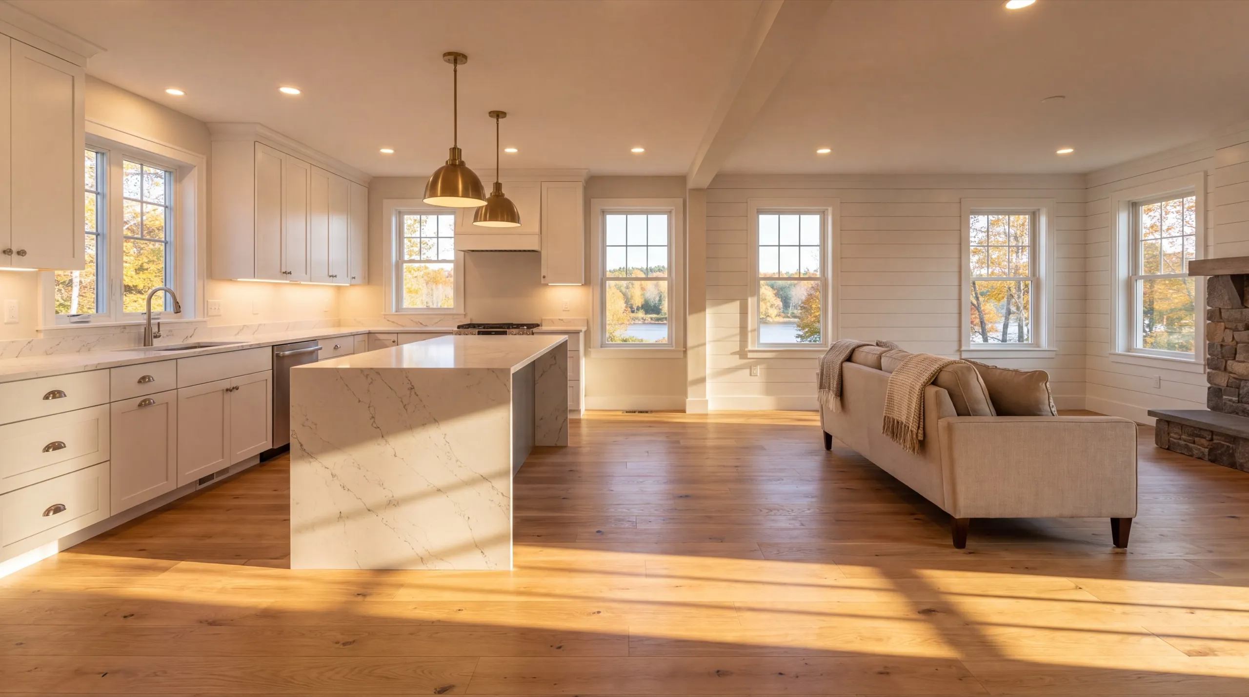 remodeling in Central Maine, kitchen renovation in progress