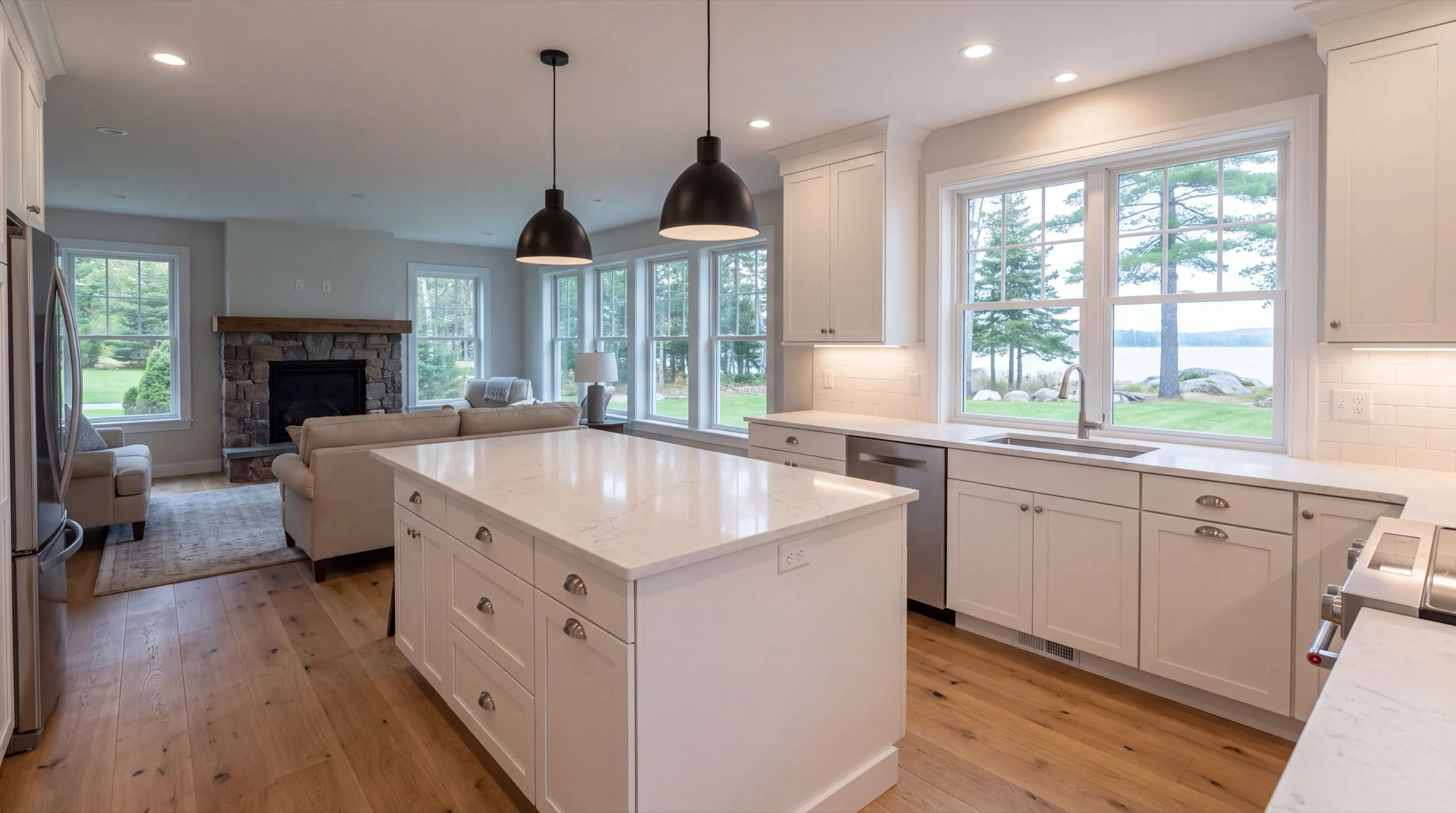 remodeling in Jefferson, ME, kitchen renovation in progress