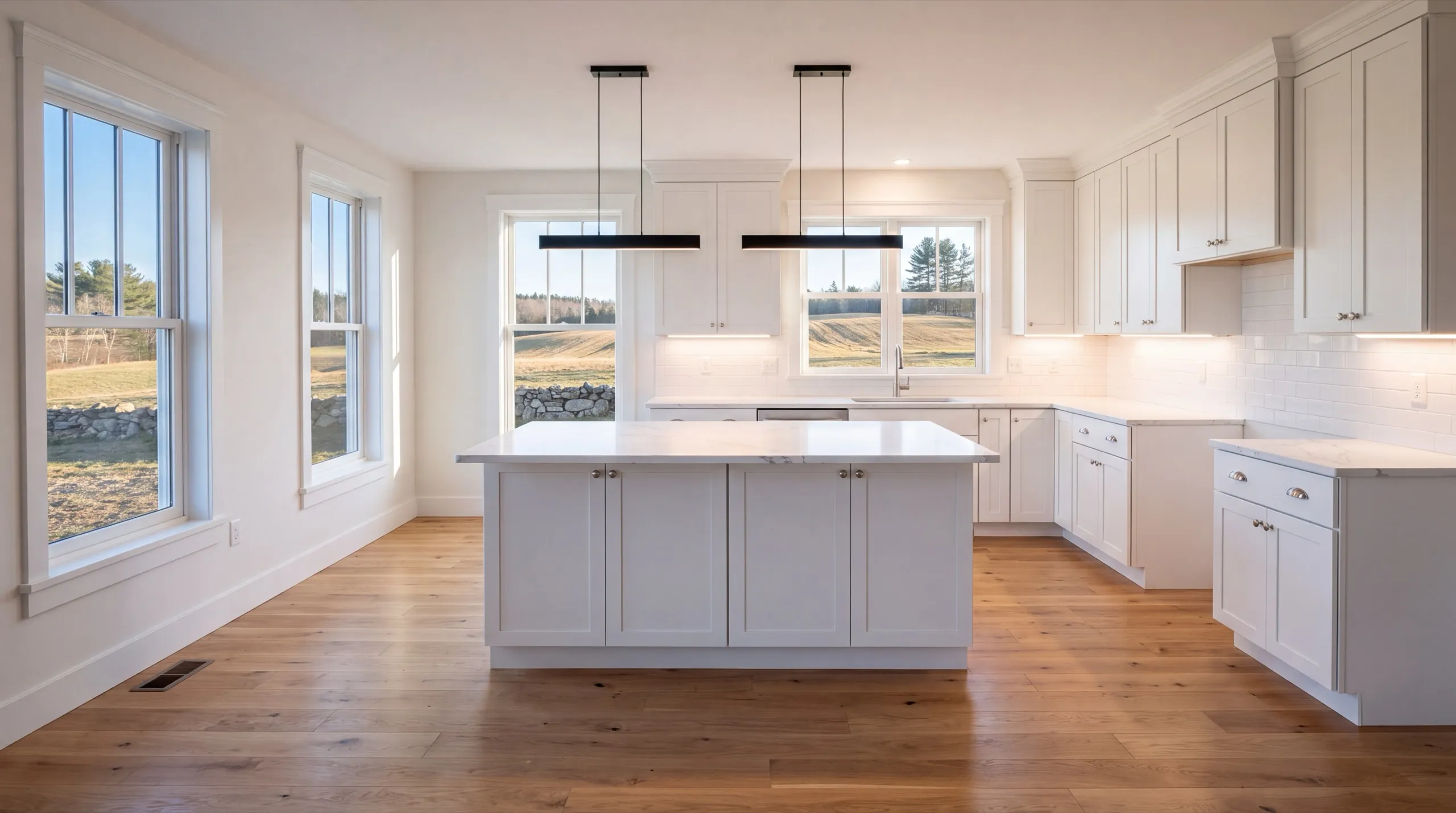 remodeling in Monmouth, ME, kitchen renovation in progress