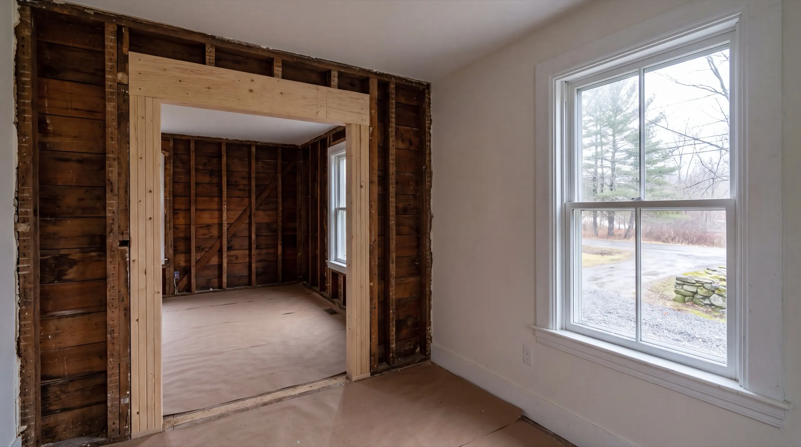 structural framing change during a Richmond whole-home remodel