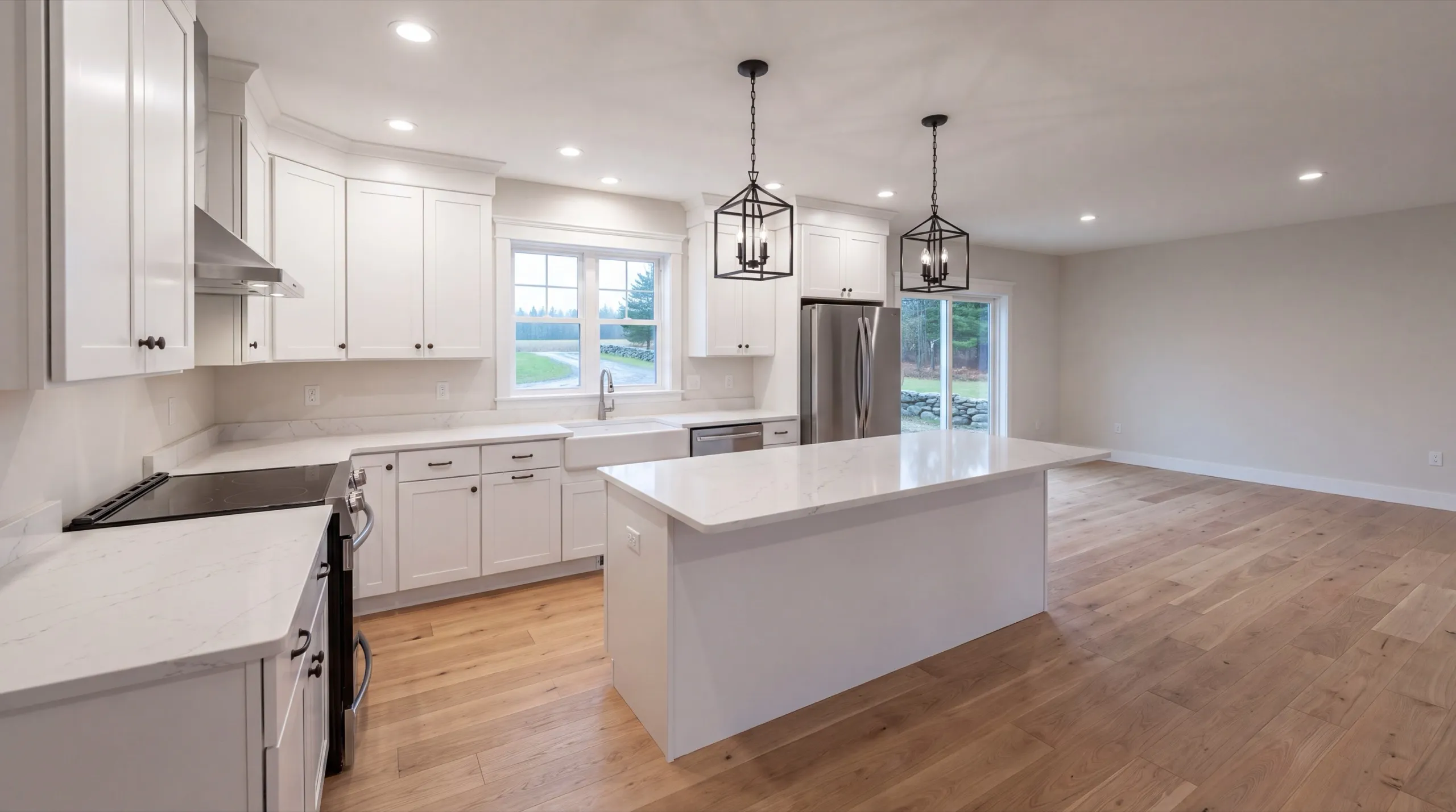 remodeling in Sidney, ME, kitchen renovation in progress