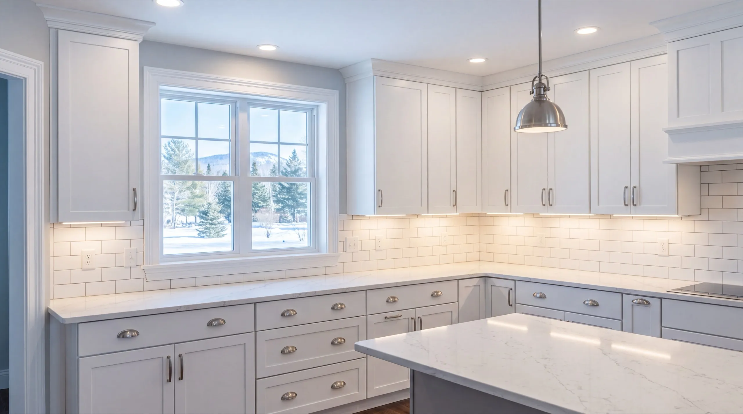 kitchen remodel in a Vassalboro home