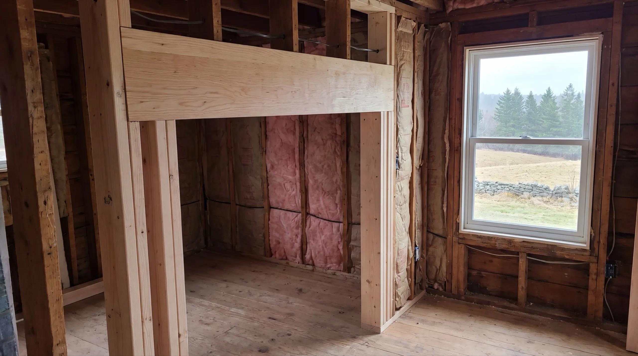 structural framing change during a Whitefield whole-home remodel