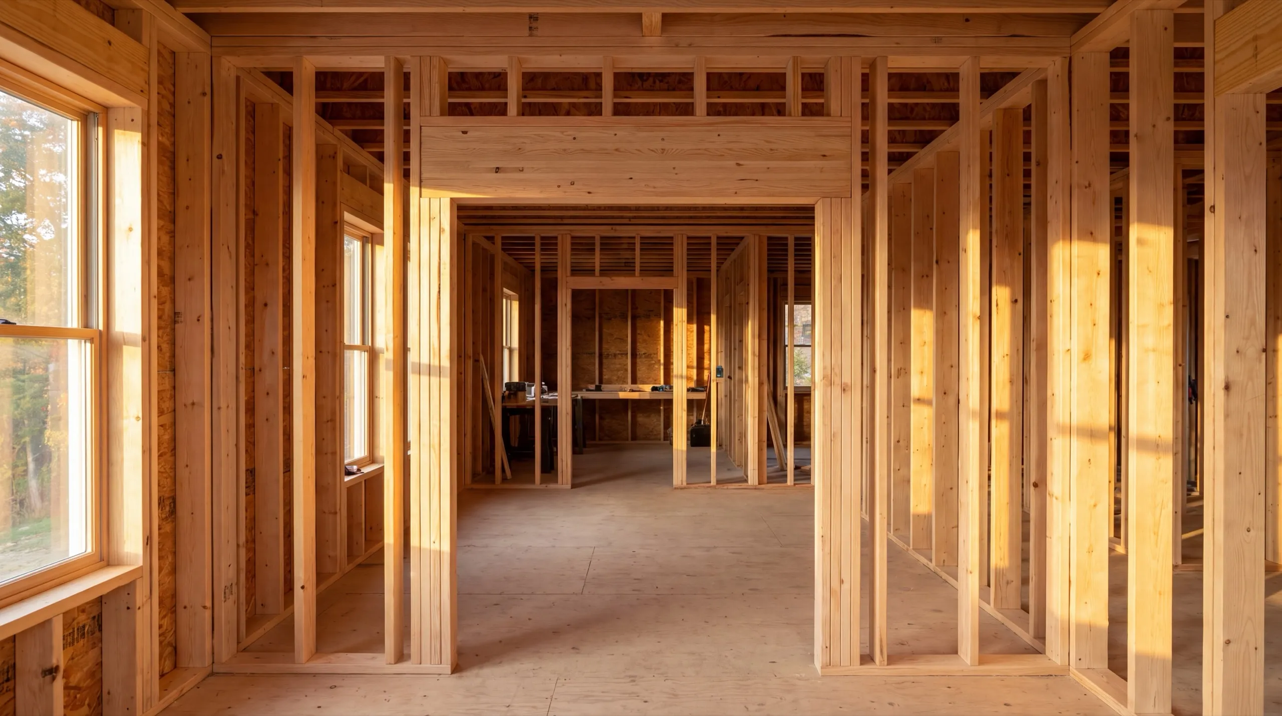 structural framing change during a Windsor whole-home remodel