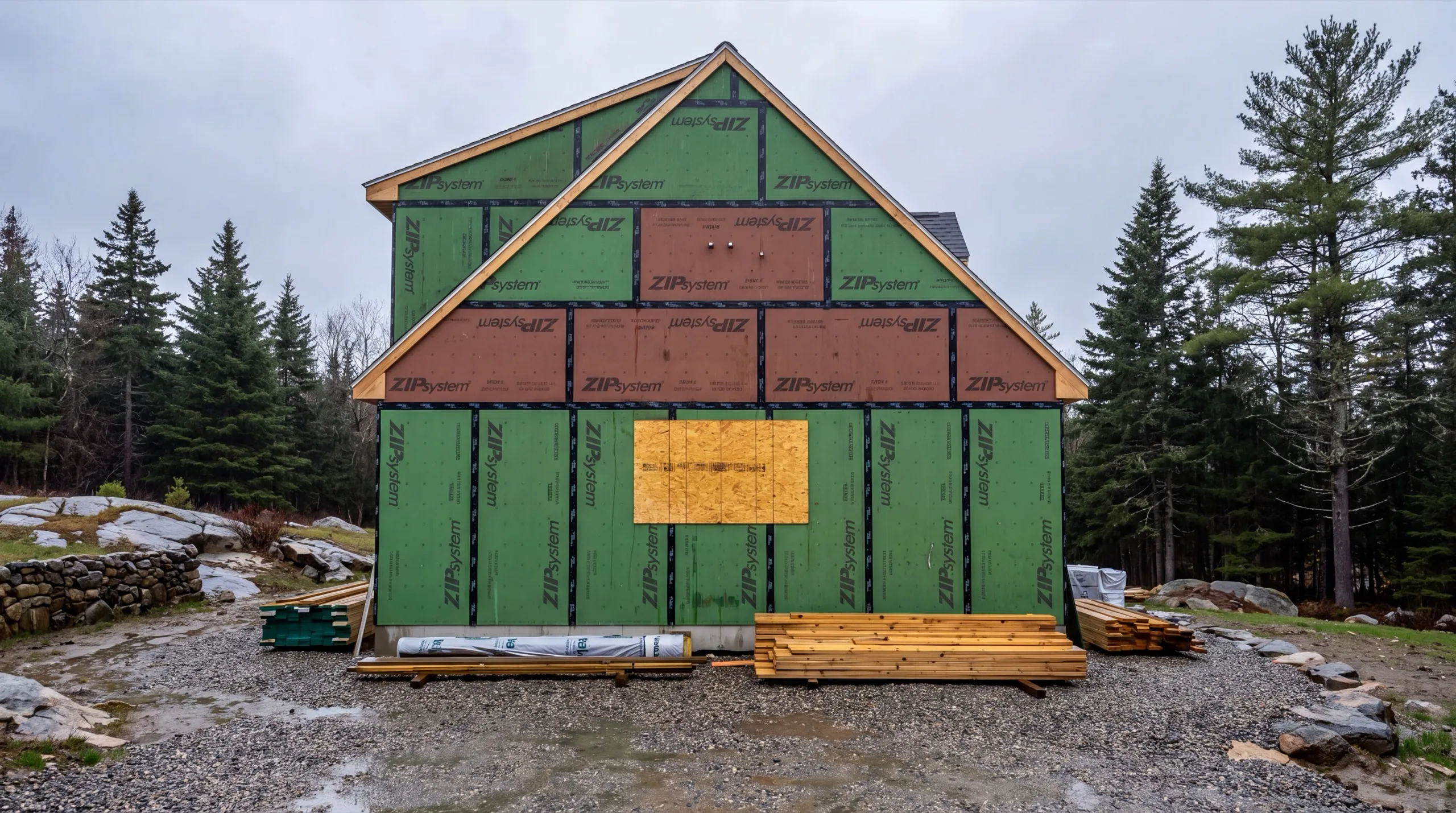 old siding removal on a Dresden home