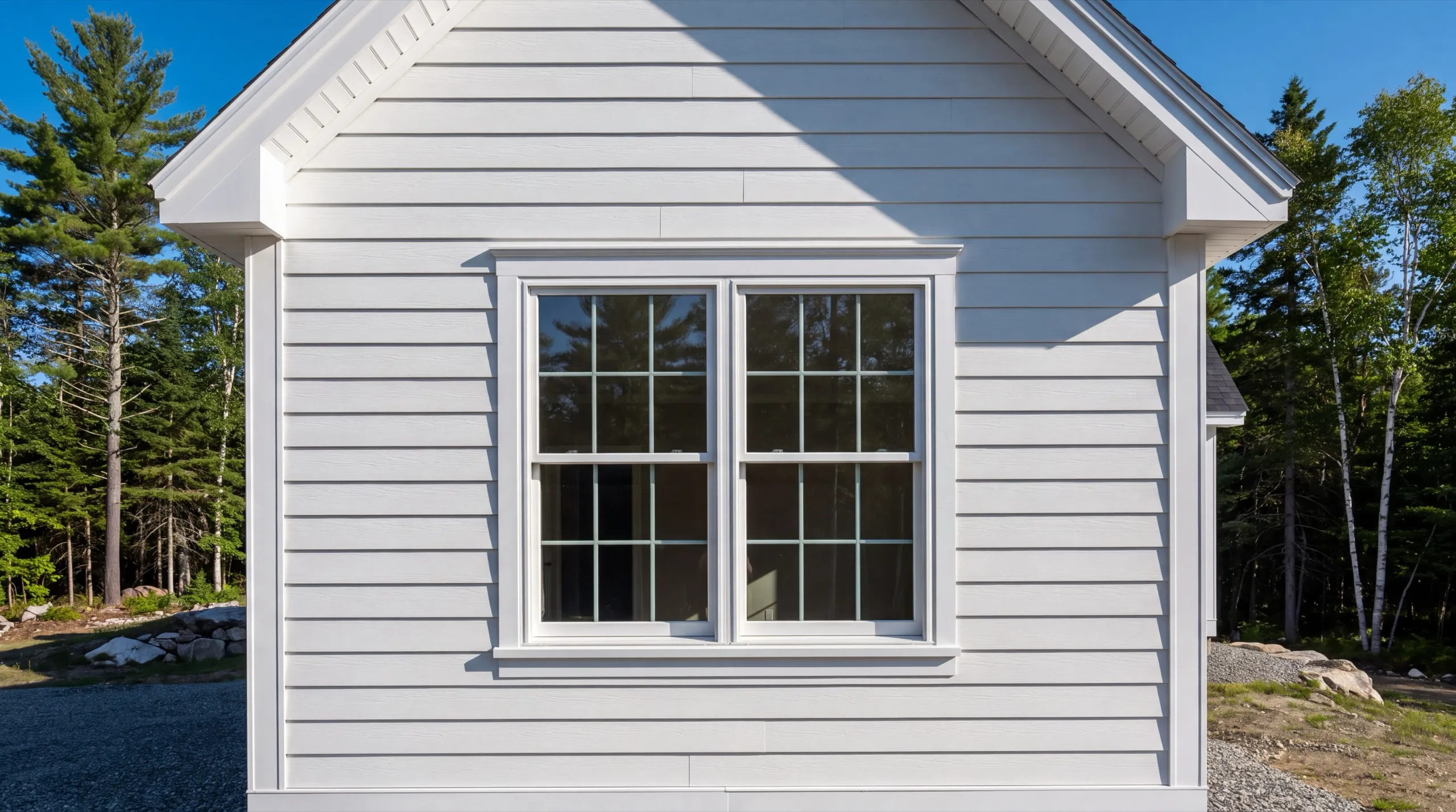 trim and flashing detail on a Dresden siding job